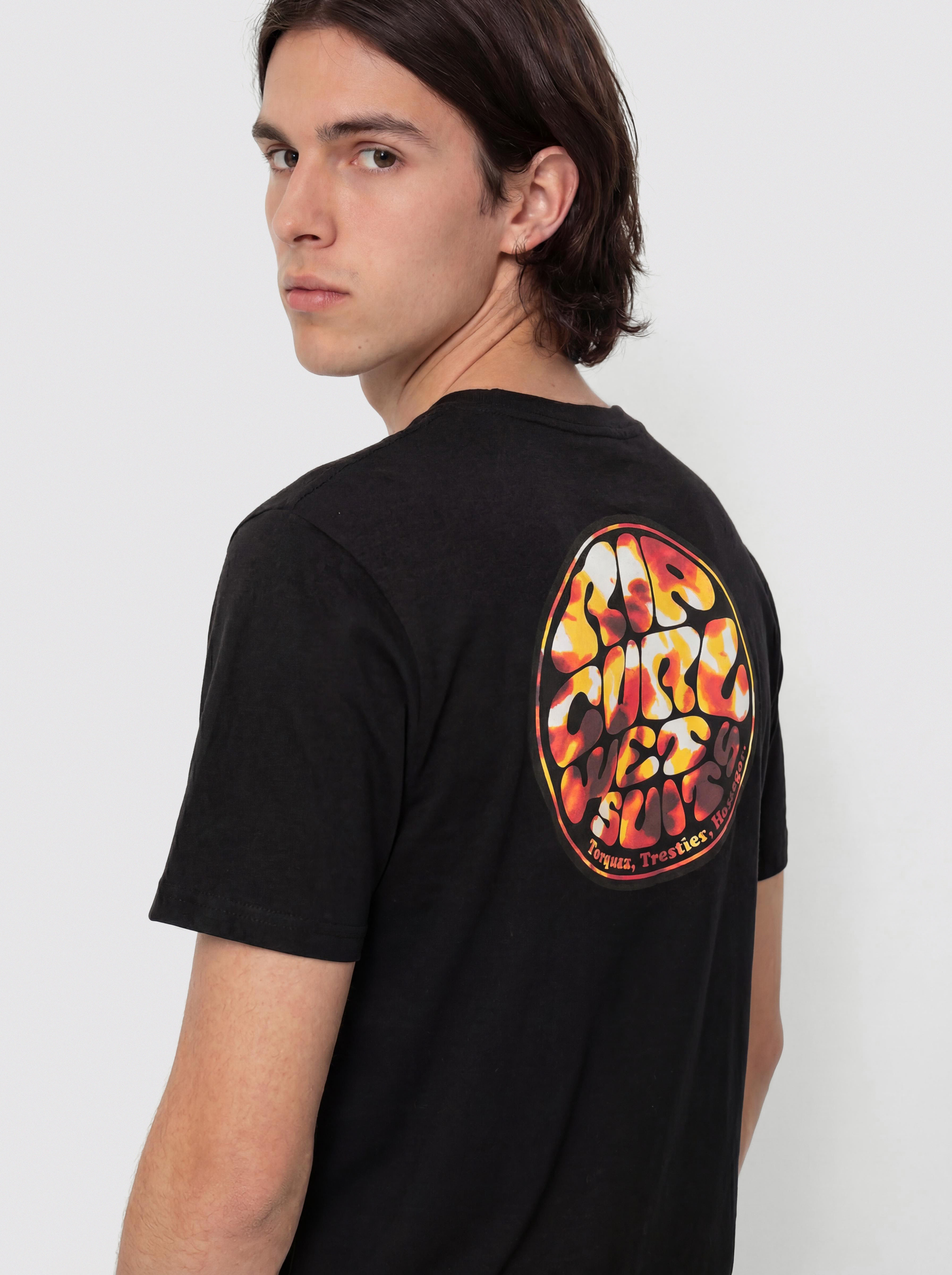 Tricou Rip Curl Wettie Passage Icon (black)