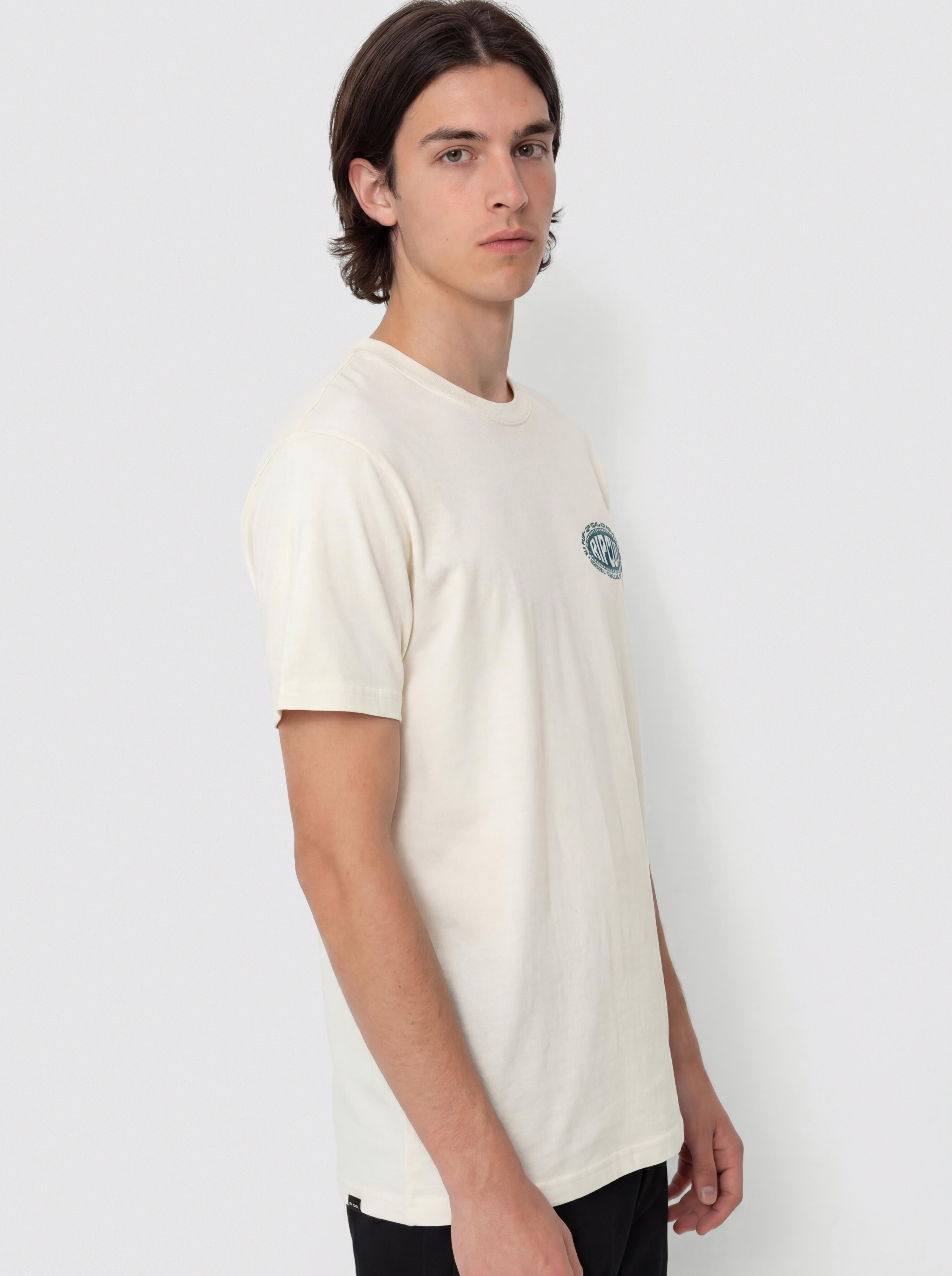 Tricou Rip Curl Raw Energy De Oval (bone)