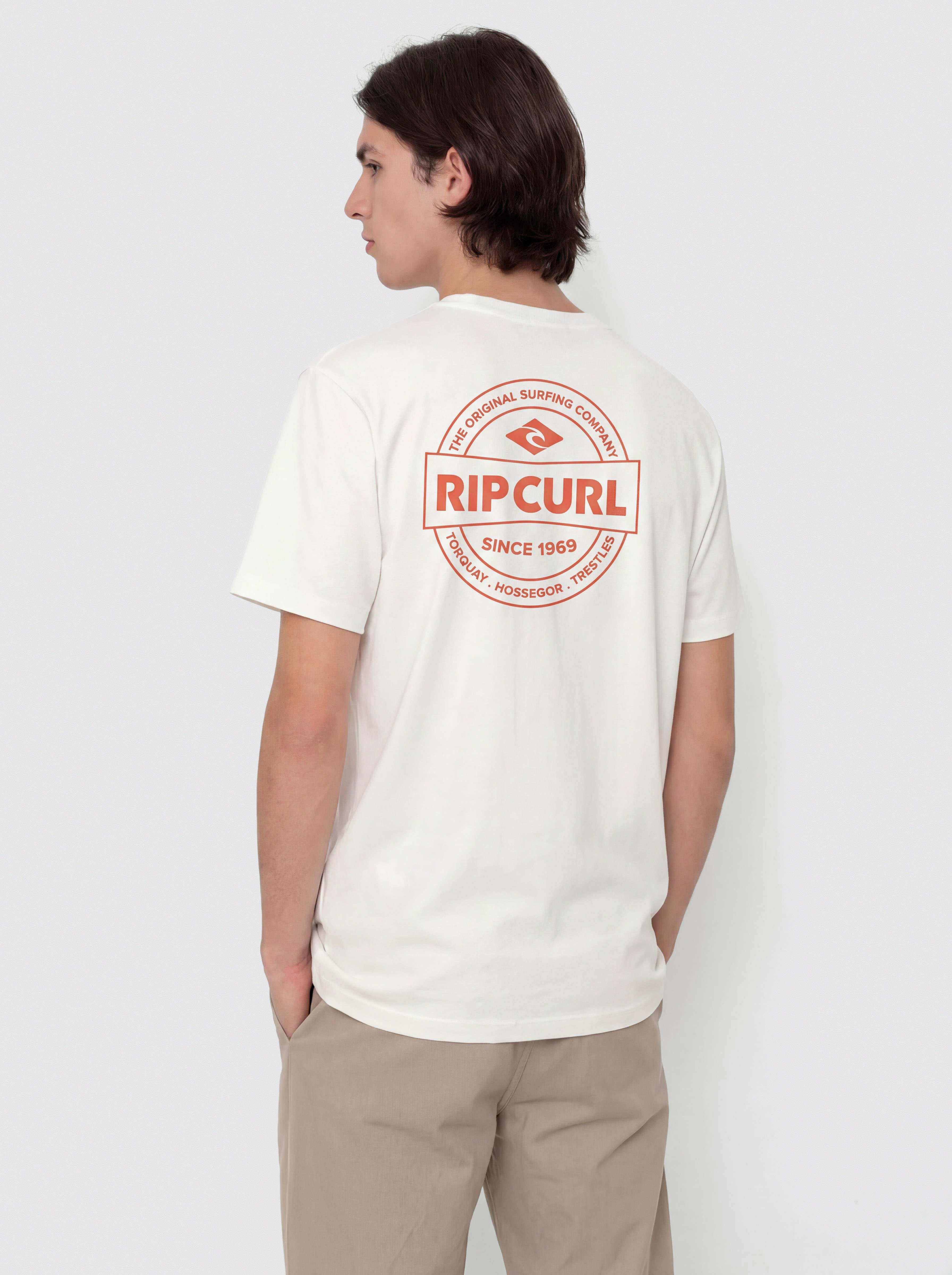 Tricou Rip Curl Staple (bone)
