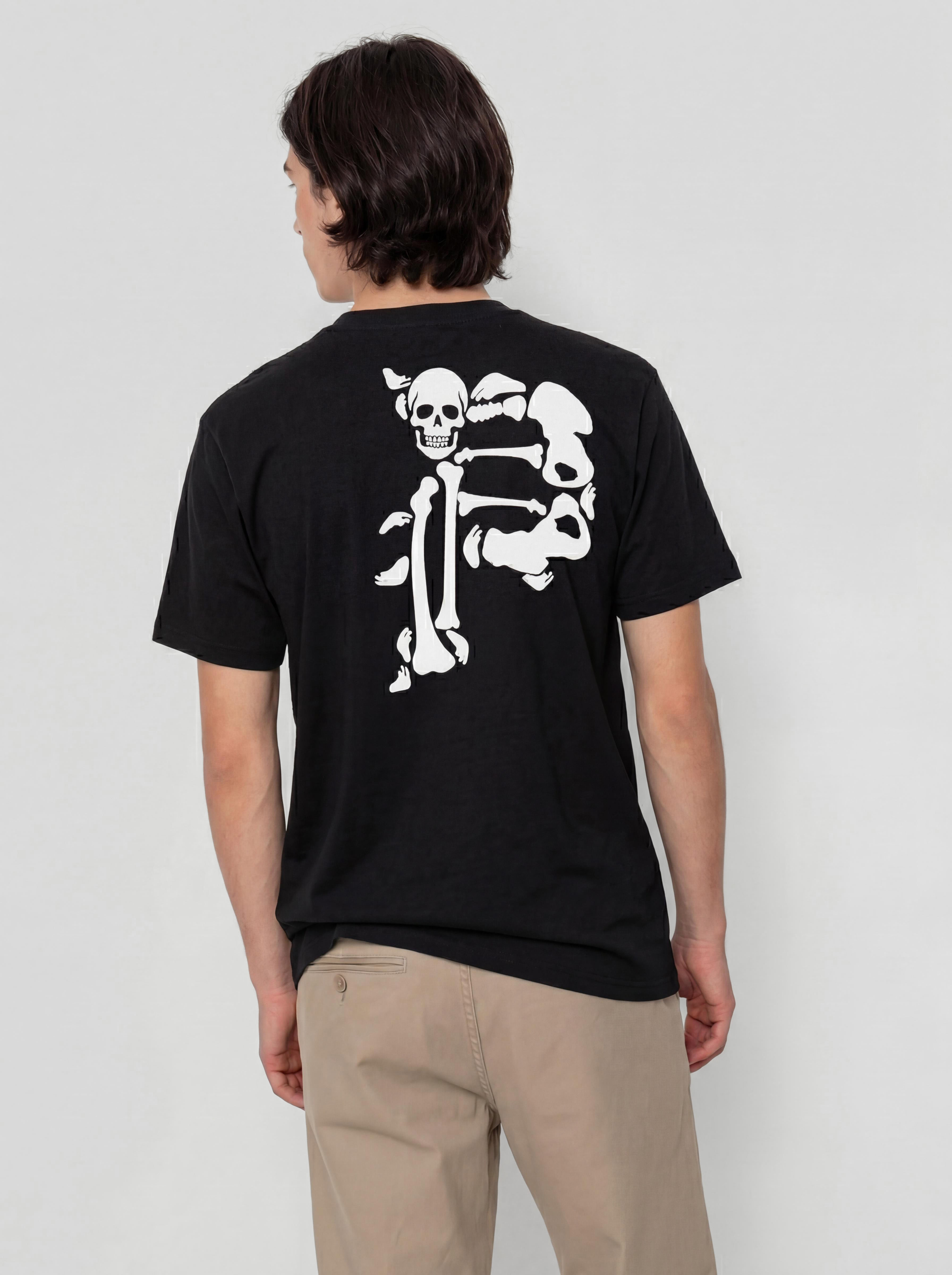 Tricou Primitive Dirty P Bones (black)