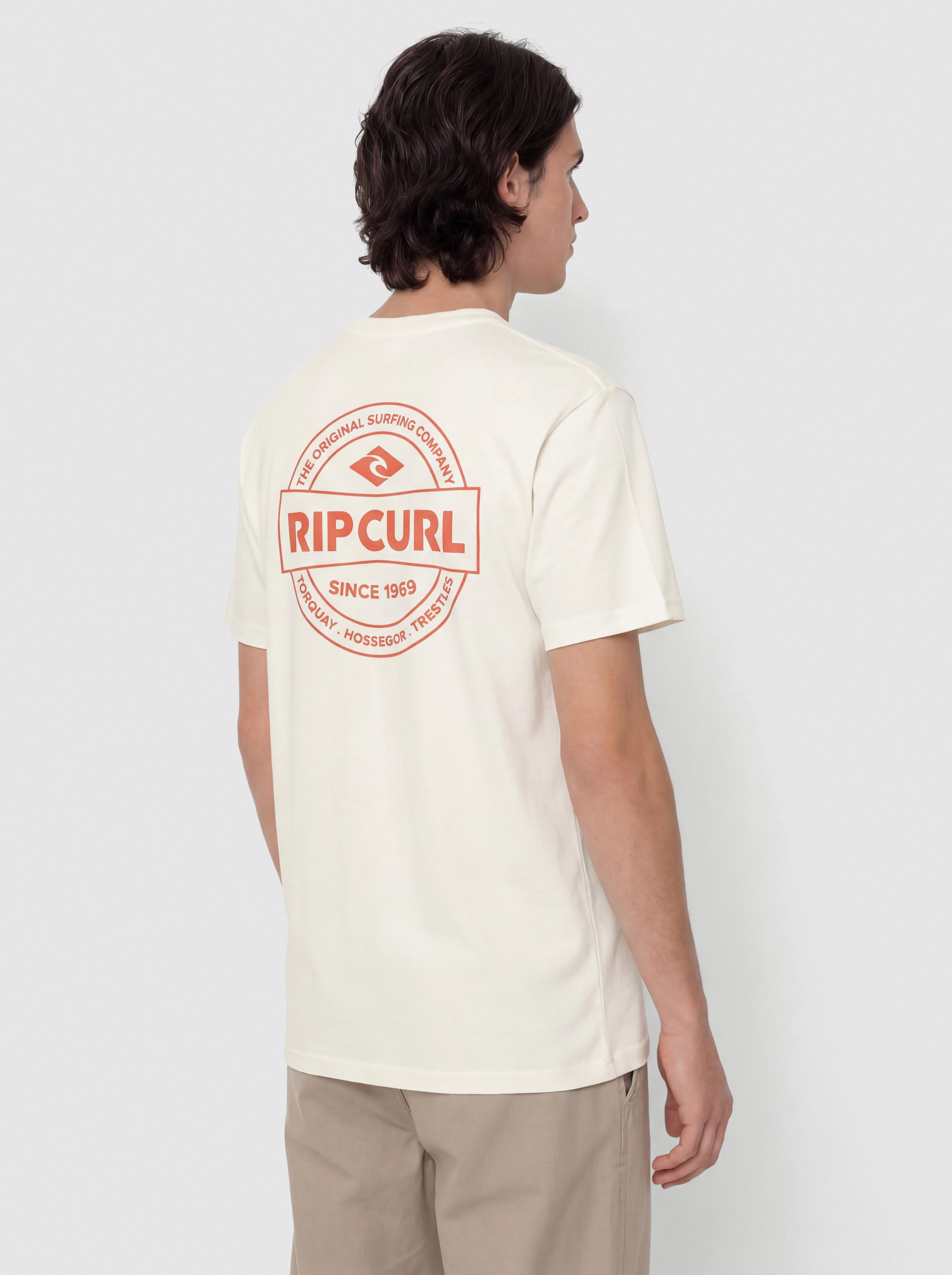 Tricou Rip Curl Staple (bone)