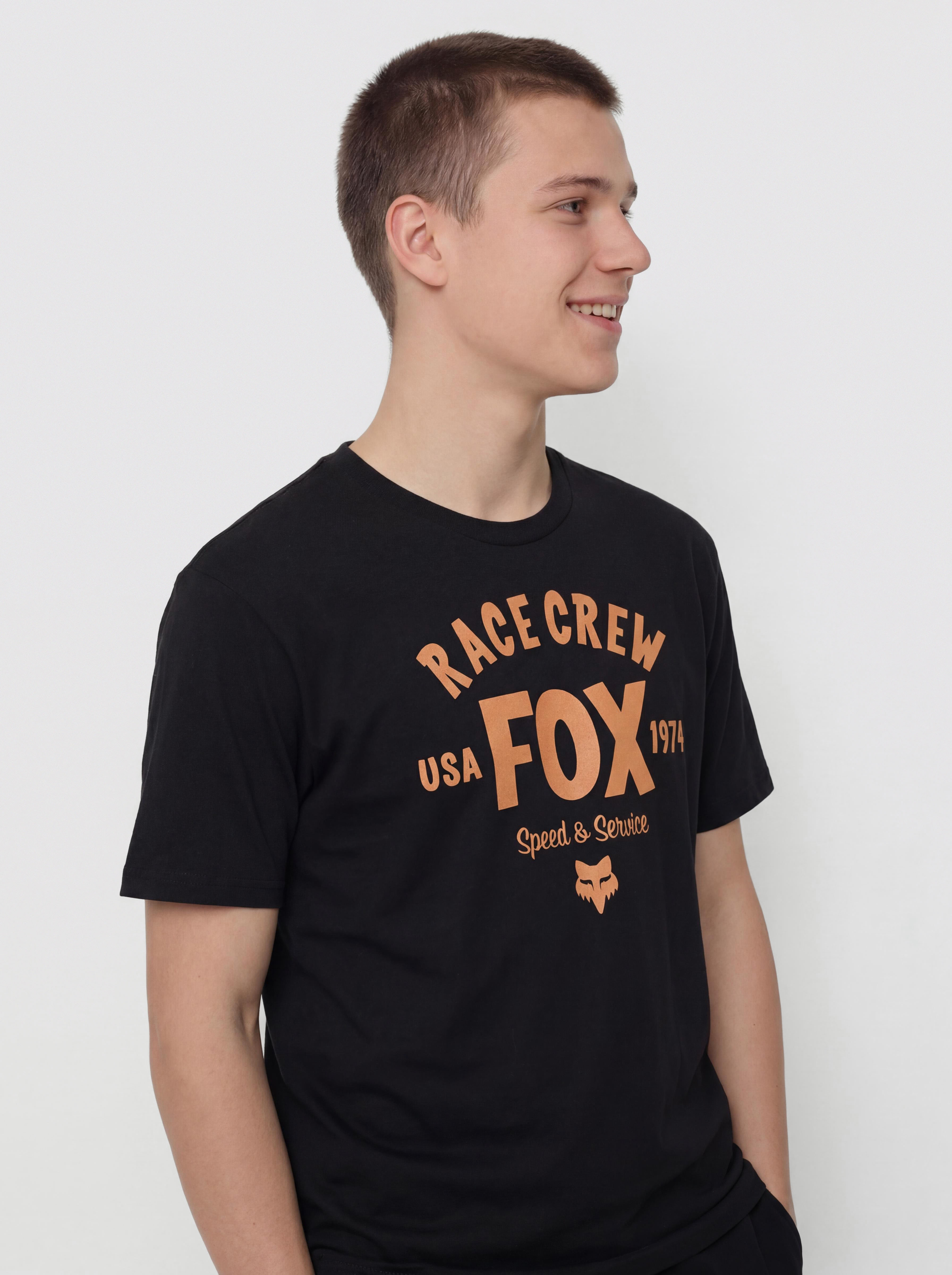 Tricou Fox Slogan (black)