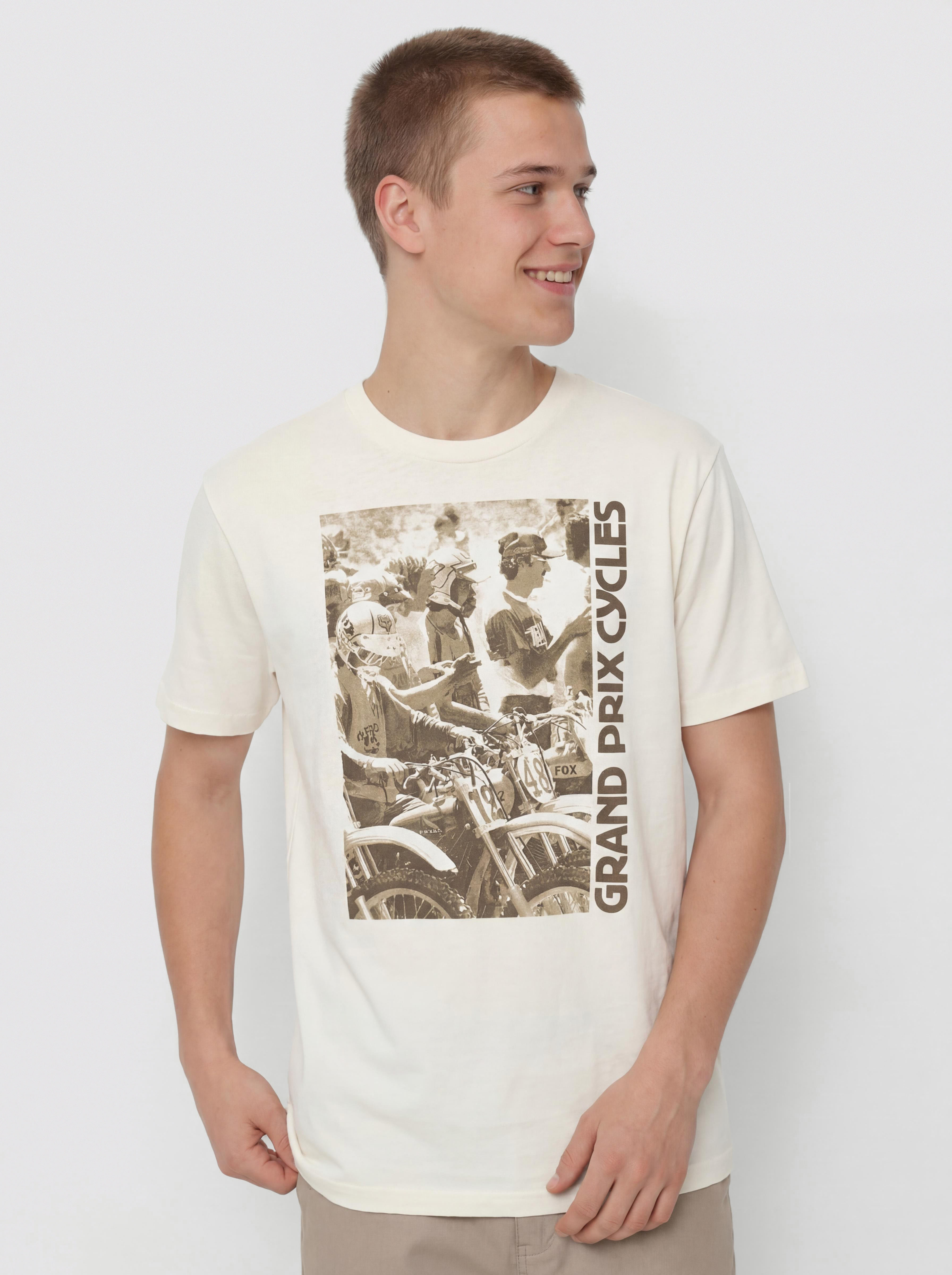 Tricou Fox Circa 74 Oversized (off white)