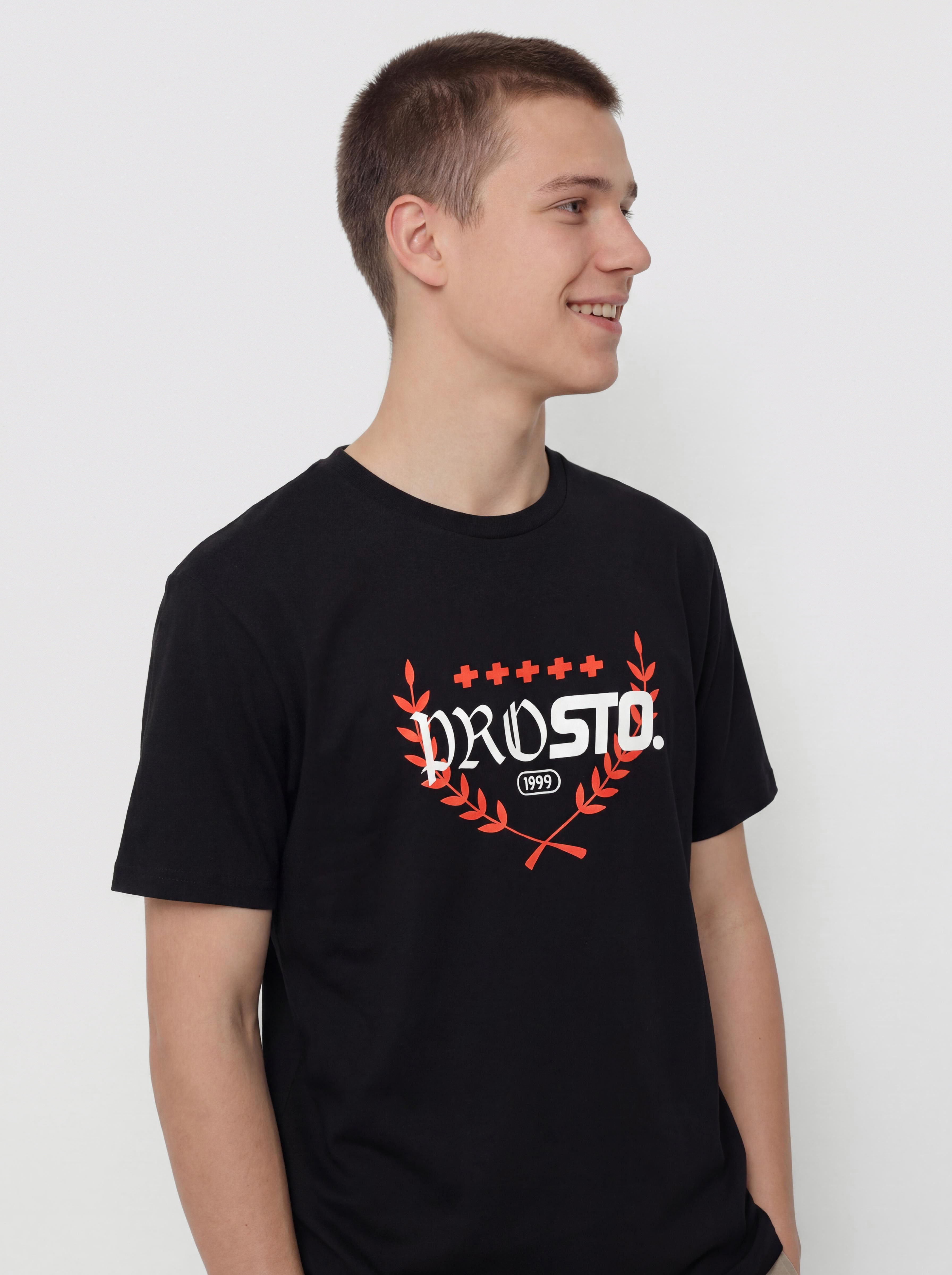Tricou Prosto Huffle (black)