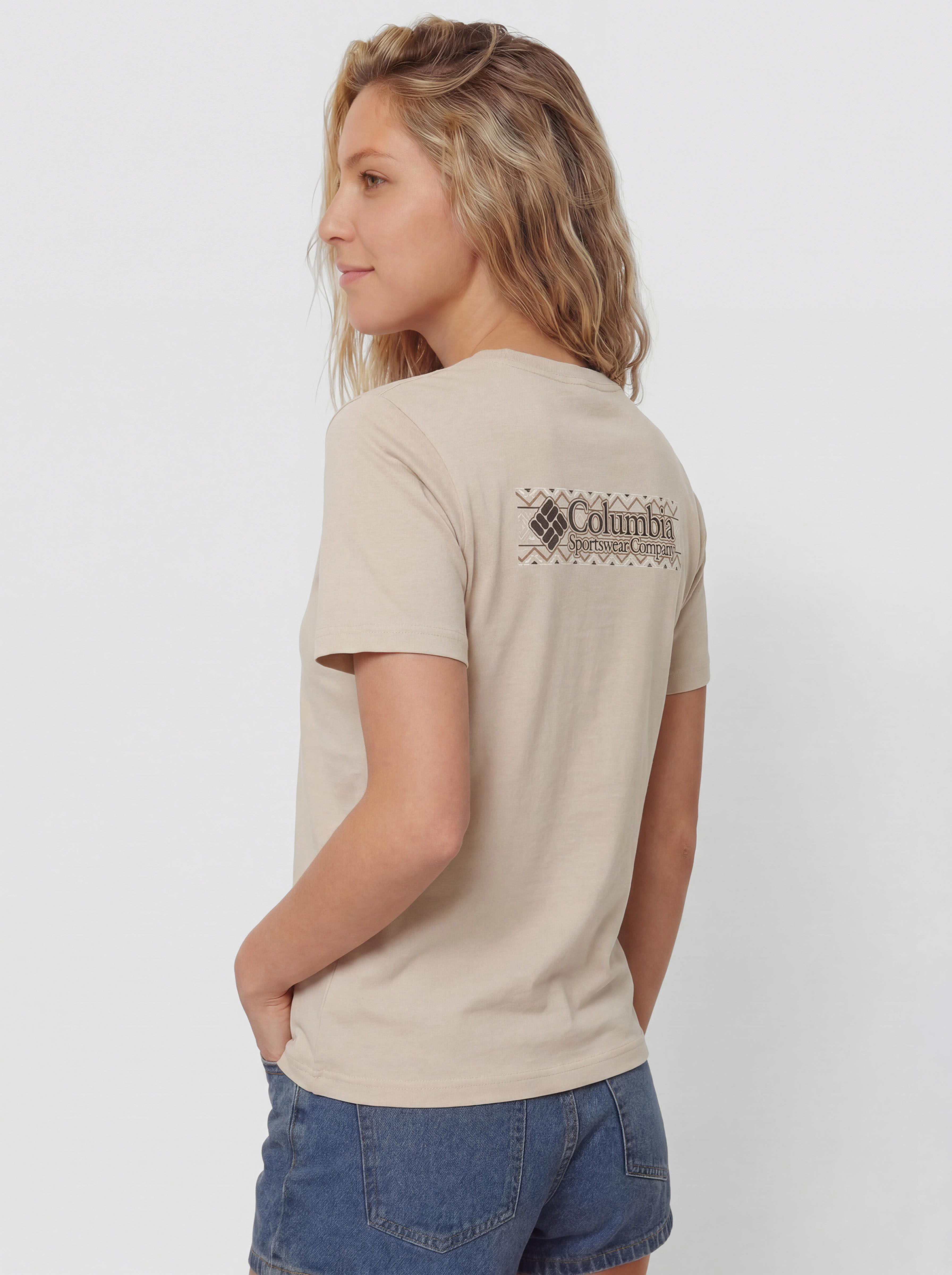 Tricou Columbia CSC Heavyweight Graphic Wmn (dark stone/branded blanket)
