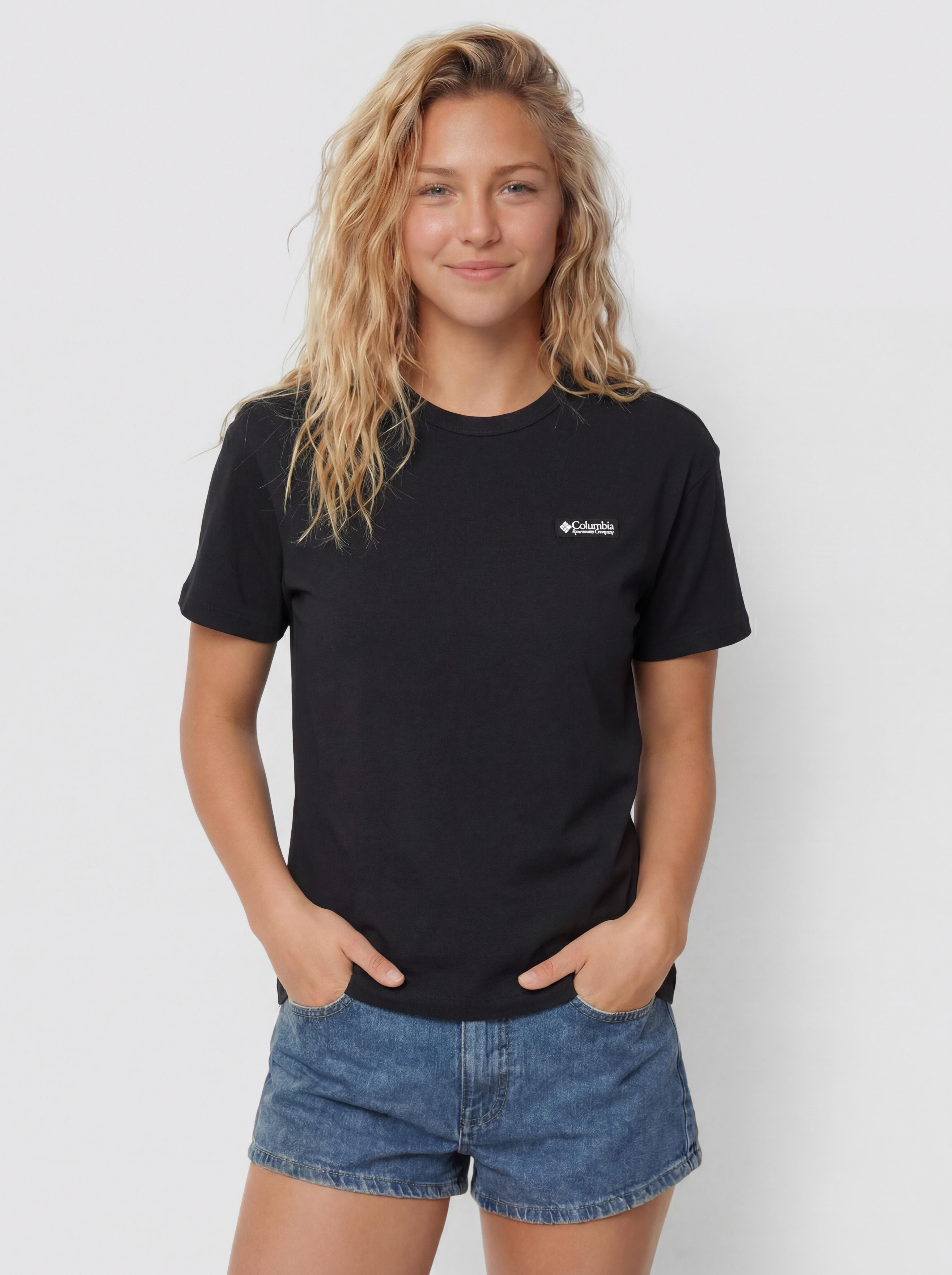 Tricou Columbia CSC Heavyweight Graphic Wmn (black/hoodscape)