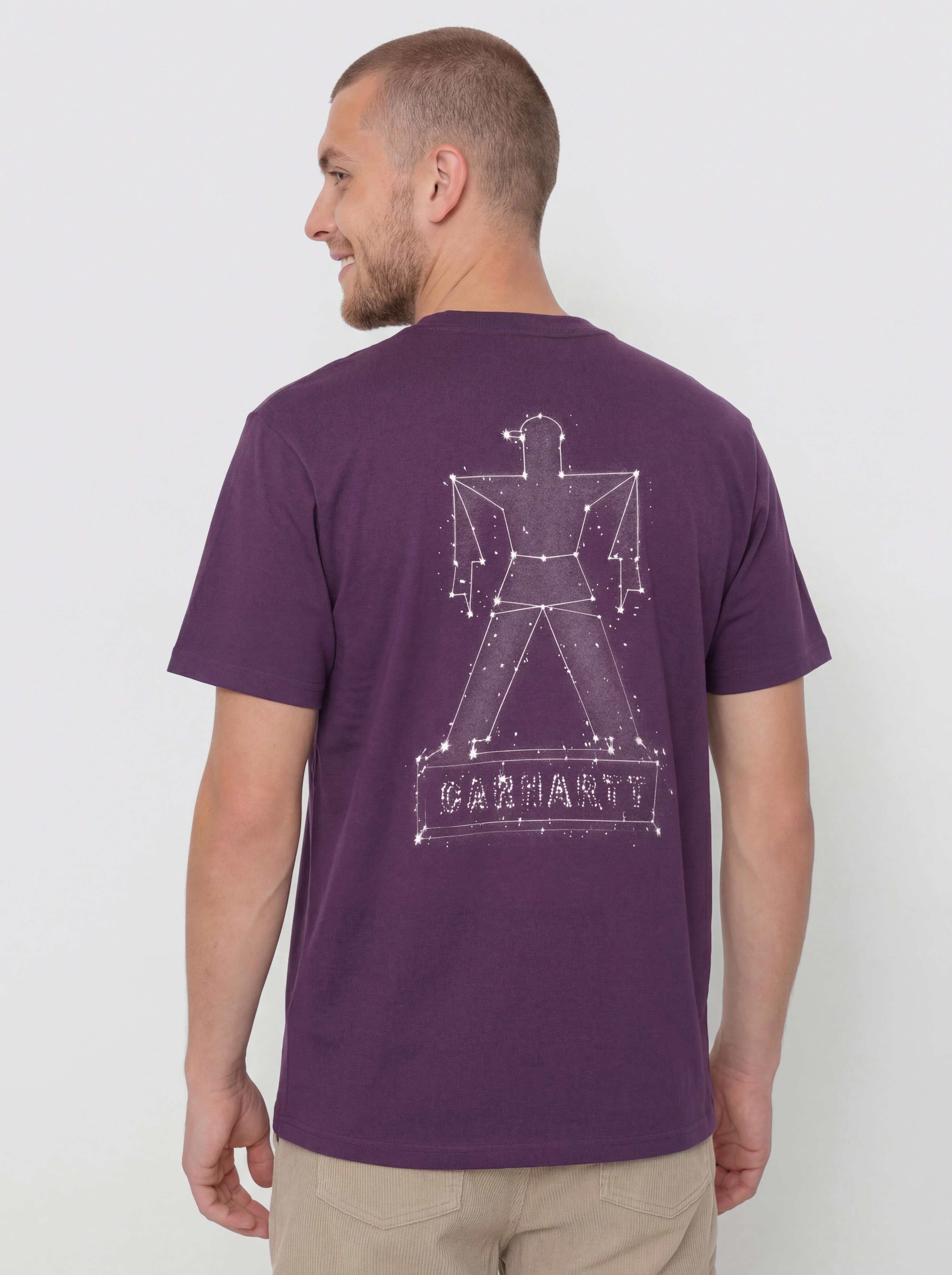 Tricou Carhartt WIP Stargazer (huckleberry/wax)