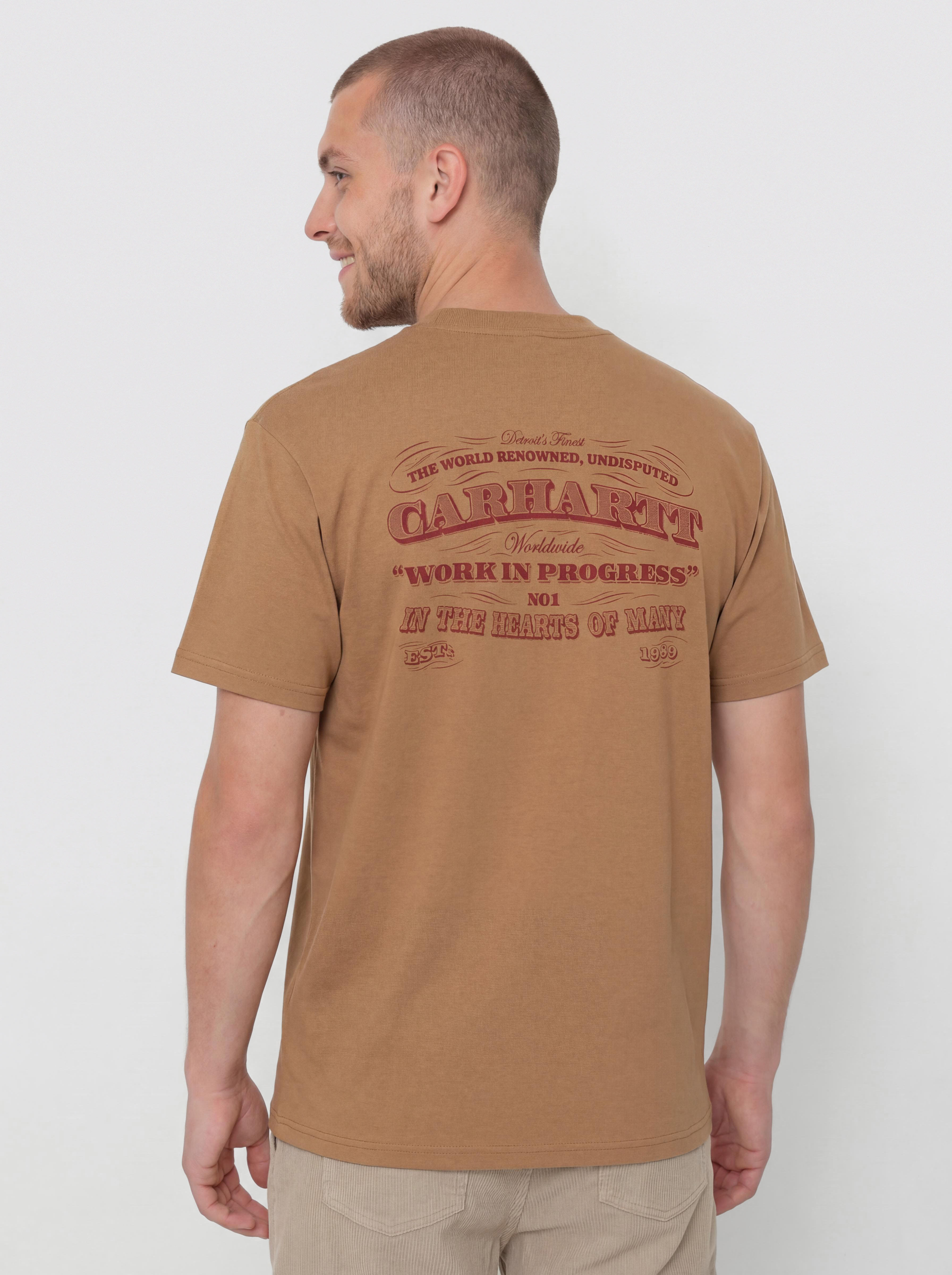 Tricou Carhartt WIP 3 One 3 (peanut)