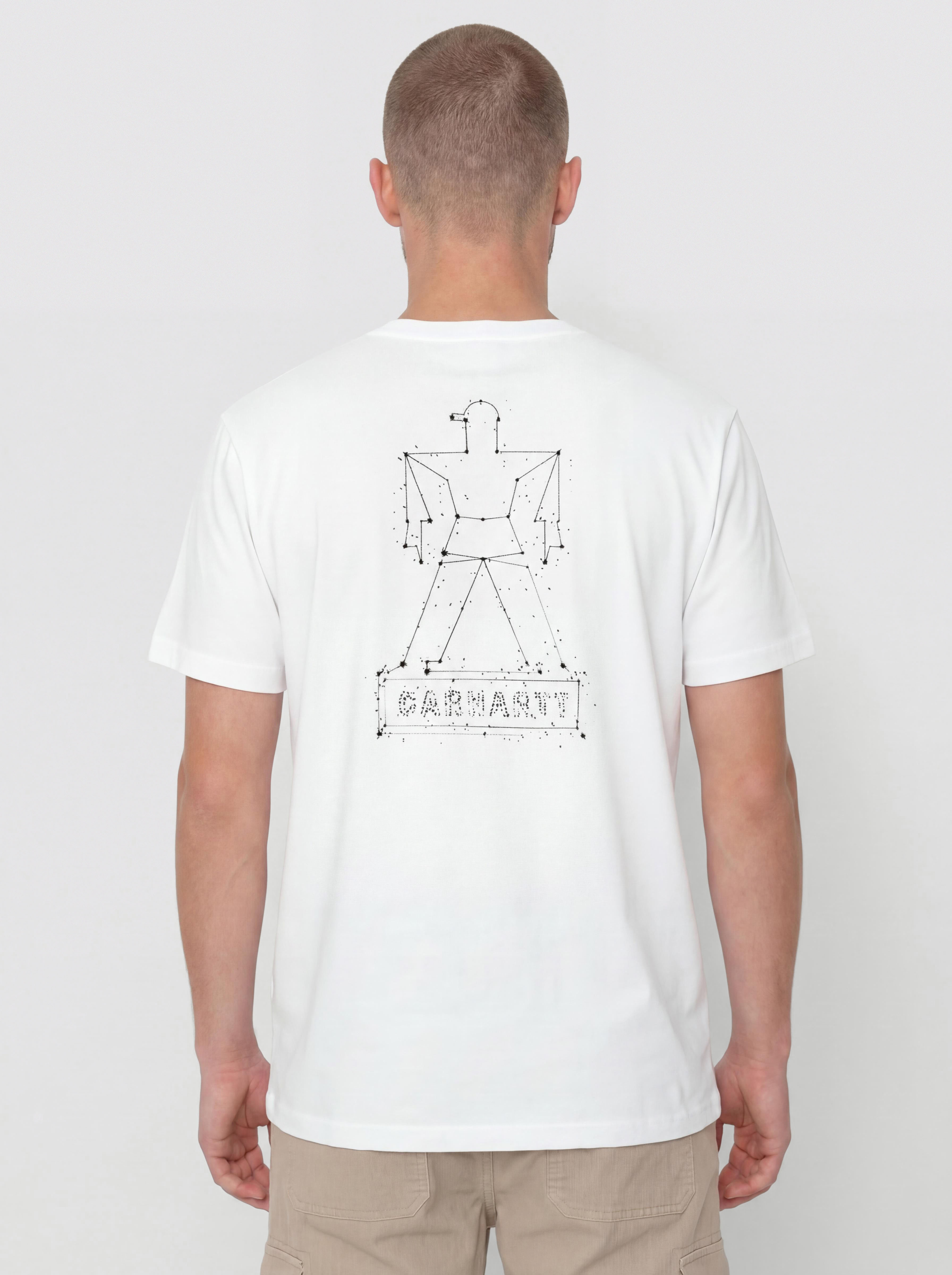 Tricou Carhartt WIP Stargazer (white/black)