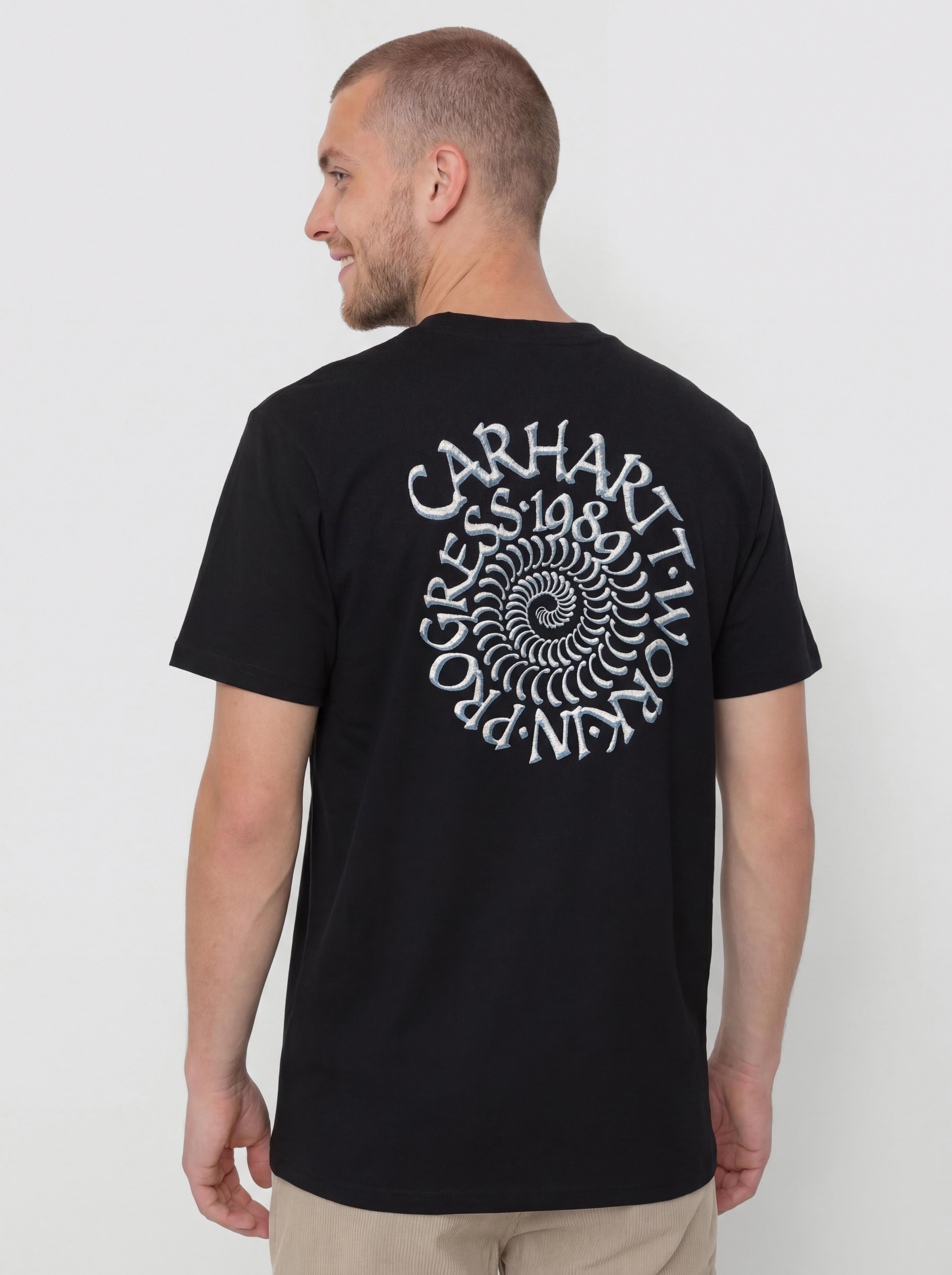 Tricou Carhartt WIP Spirals (black)