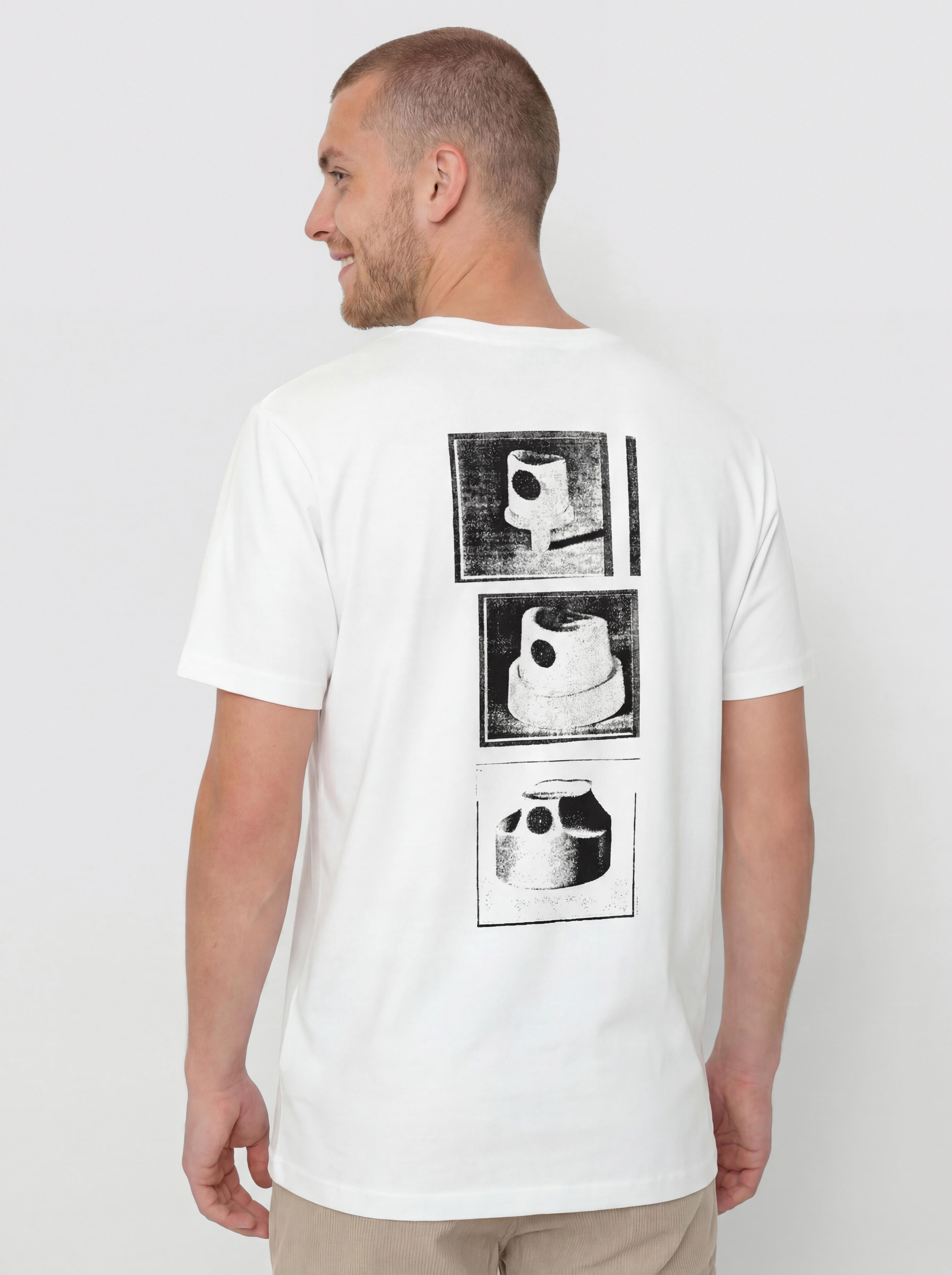 Tricou Carhartt WIP Caps (white)