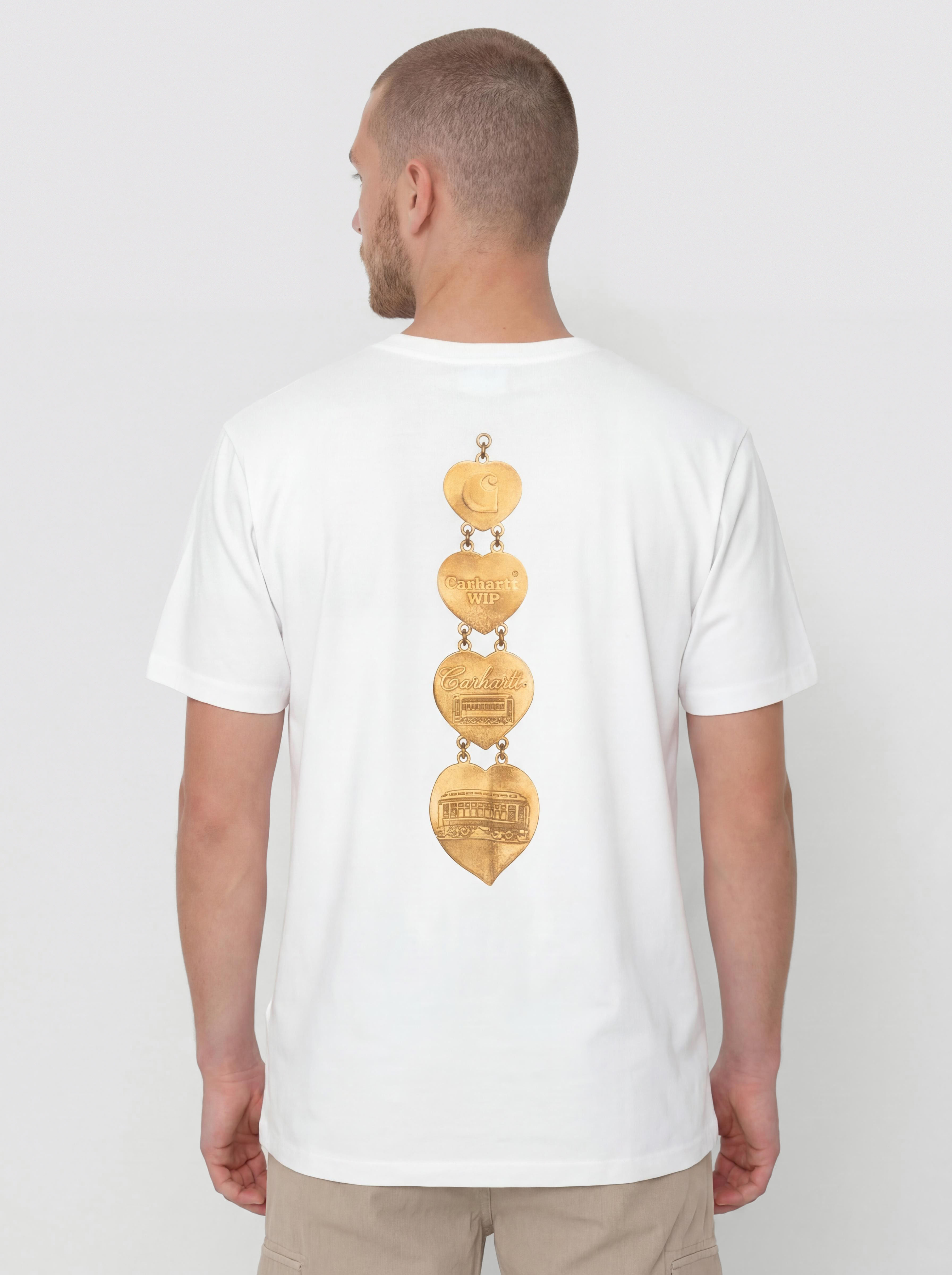 Tricou Carhartt WIP Hartt Chain (white)