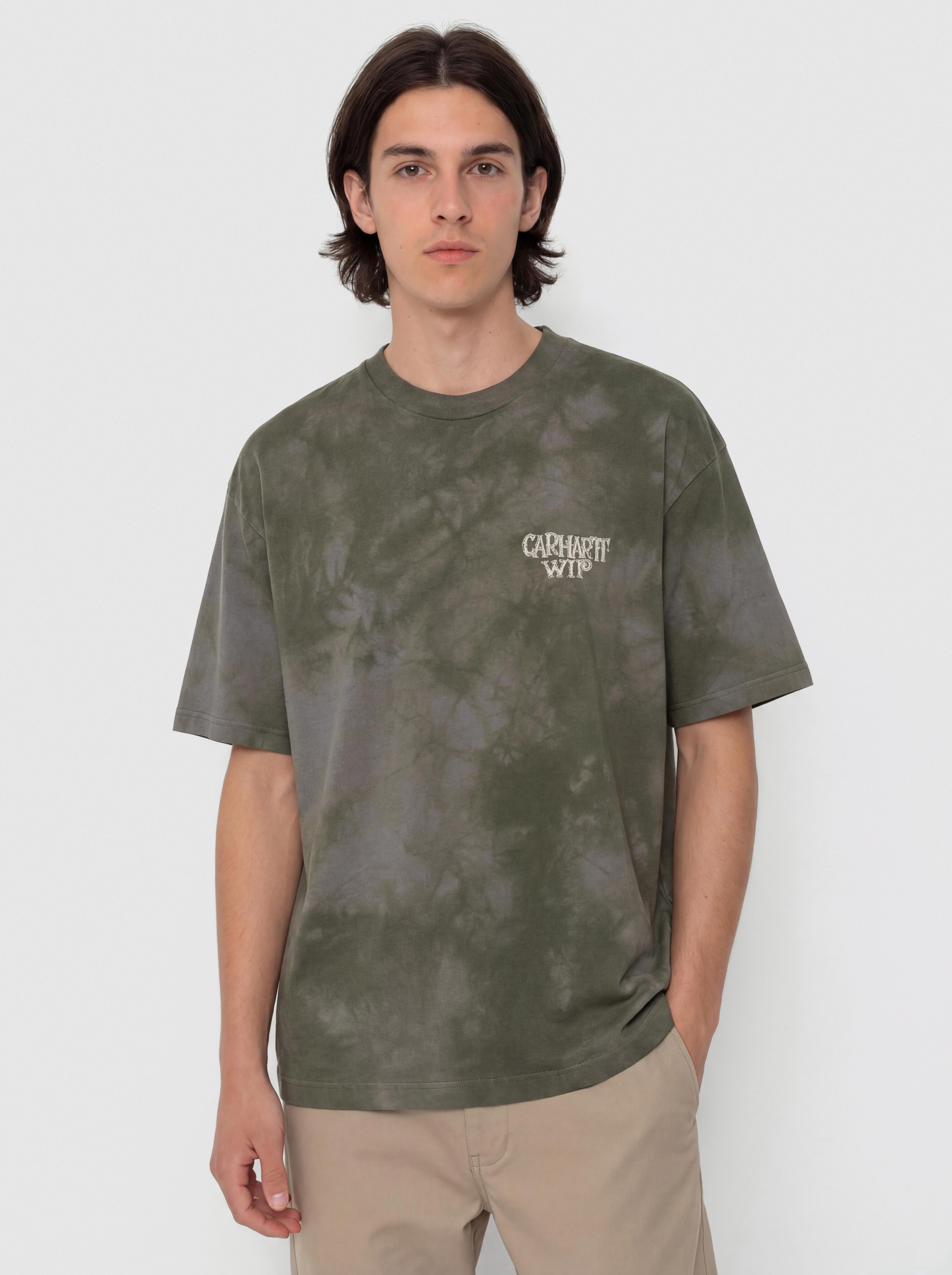 Tricou Carhartt WIP Radiate (yosemite/dollar green)