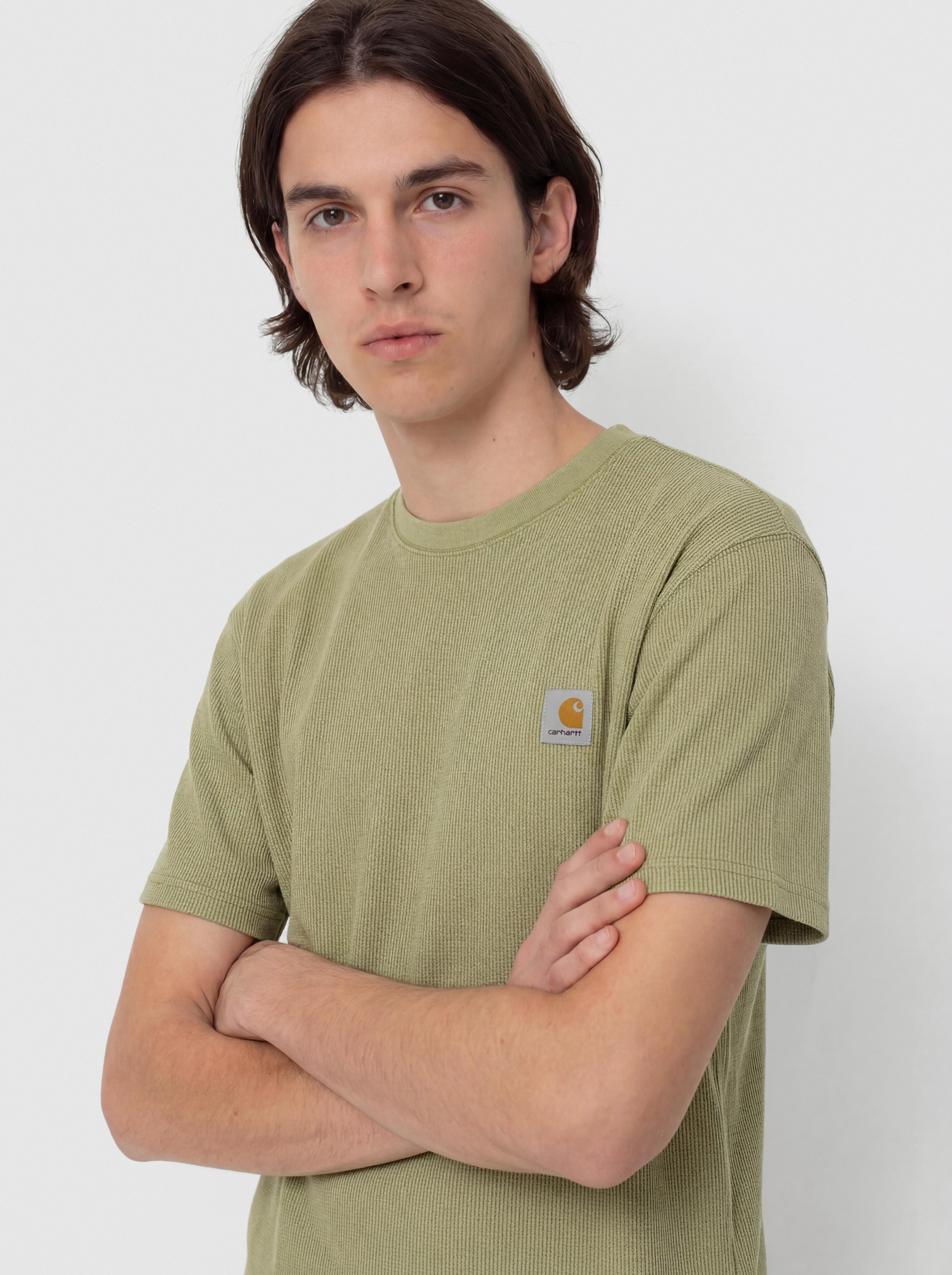 Tricou Carhartt WIP Nelson Waffle (gentle green)