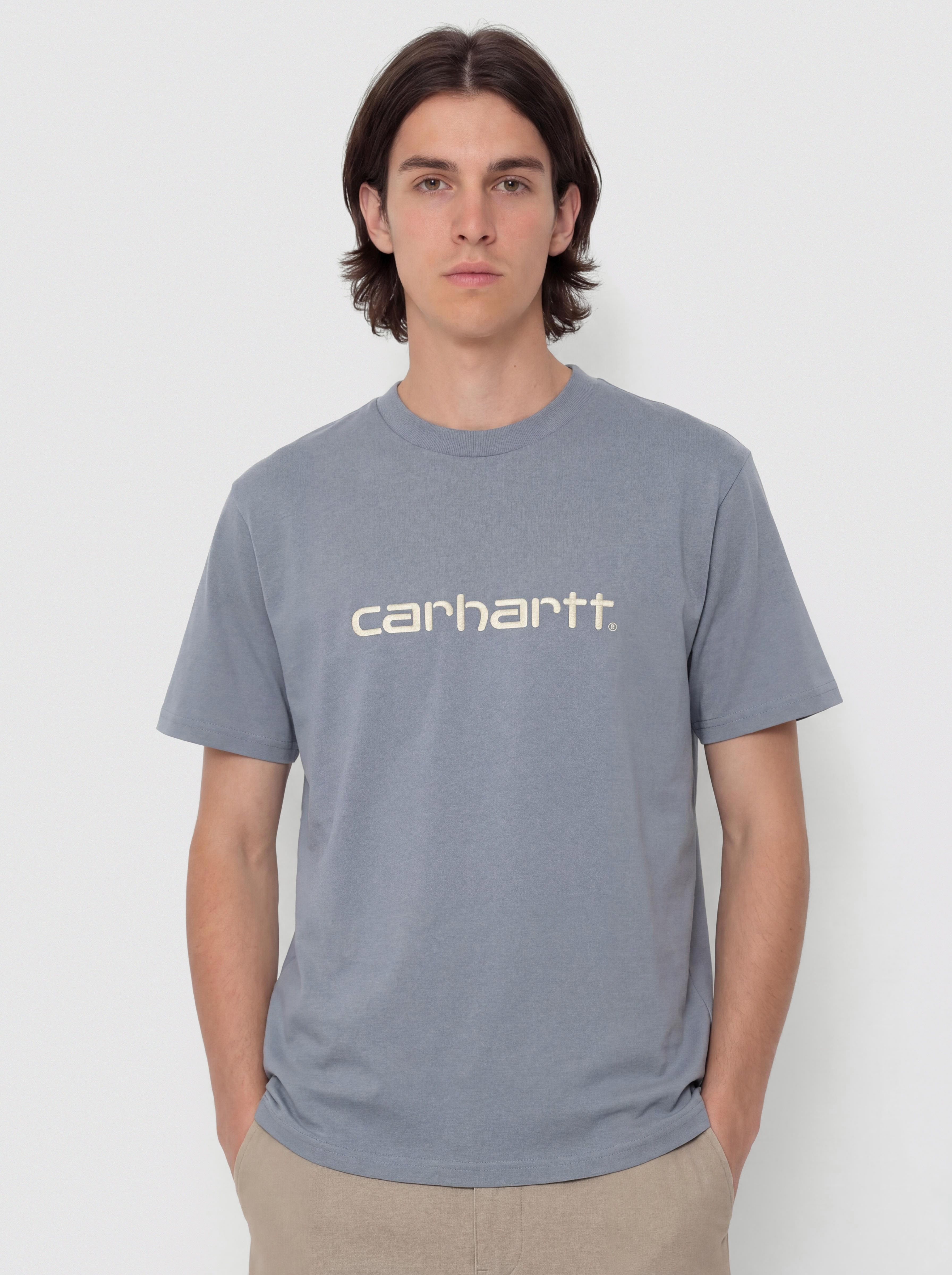 Tricou Carhartt WIP Script (mirror/cinnerus)
