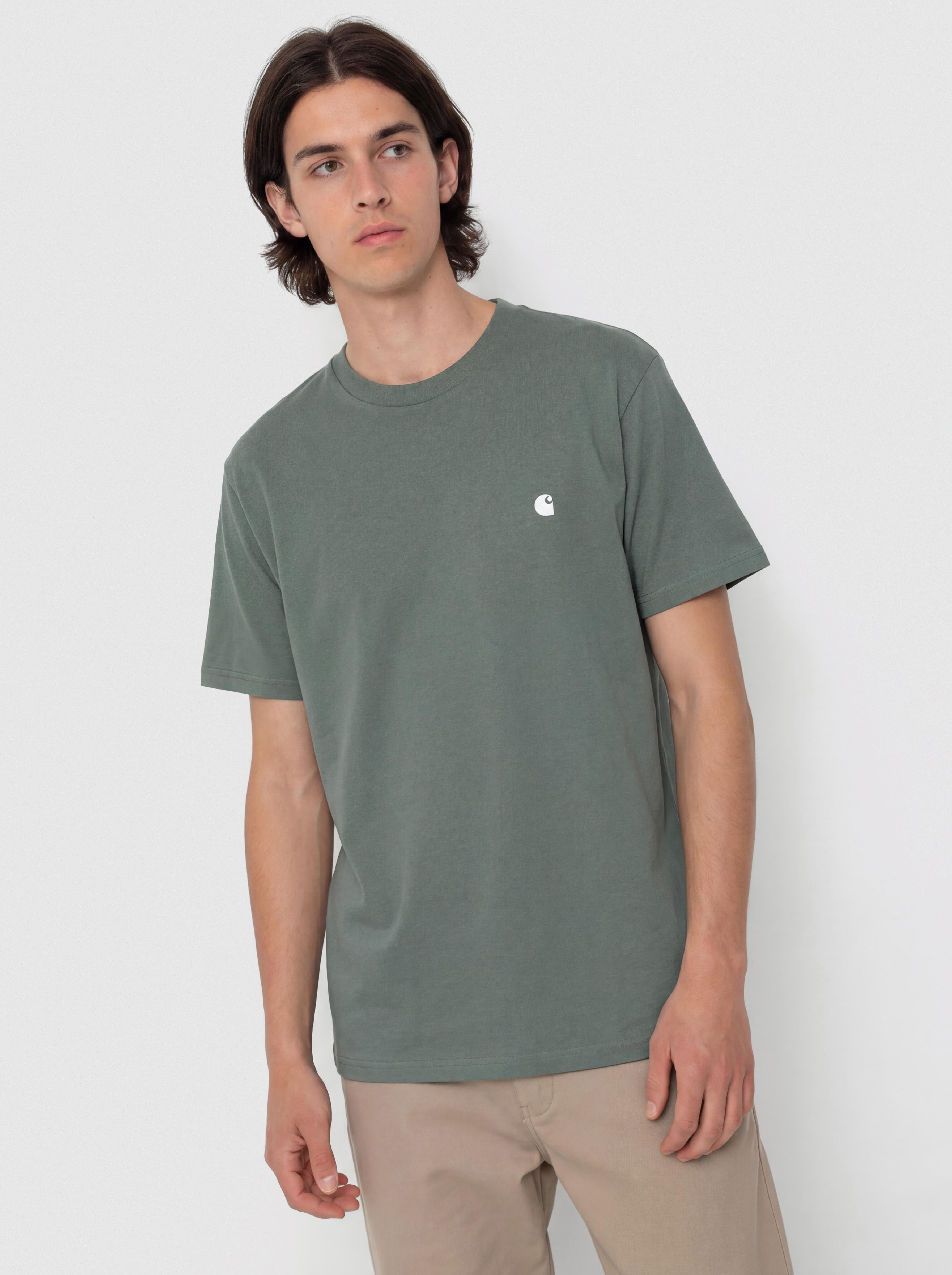 Tricou Carhartt WIP Madison (velvet green/white)