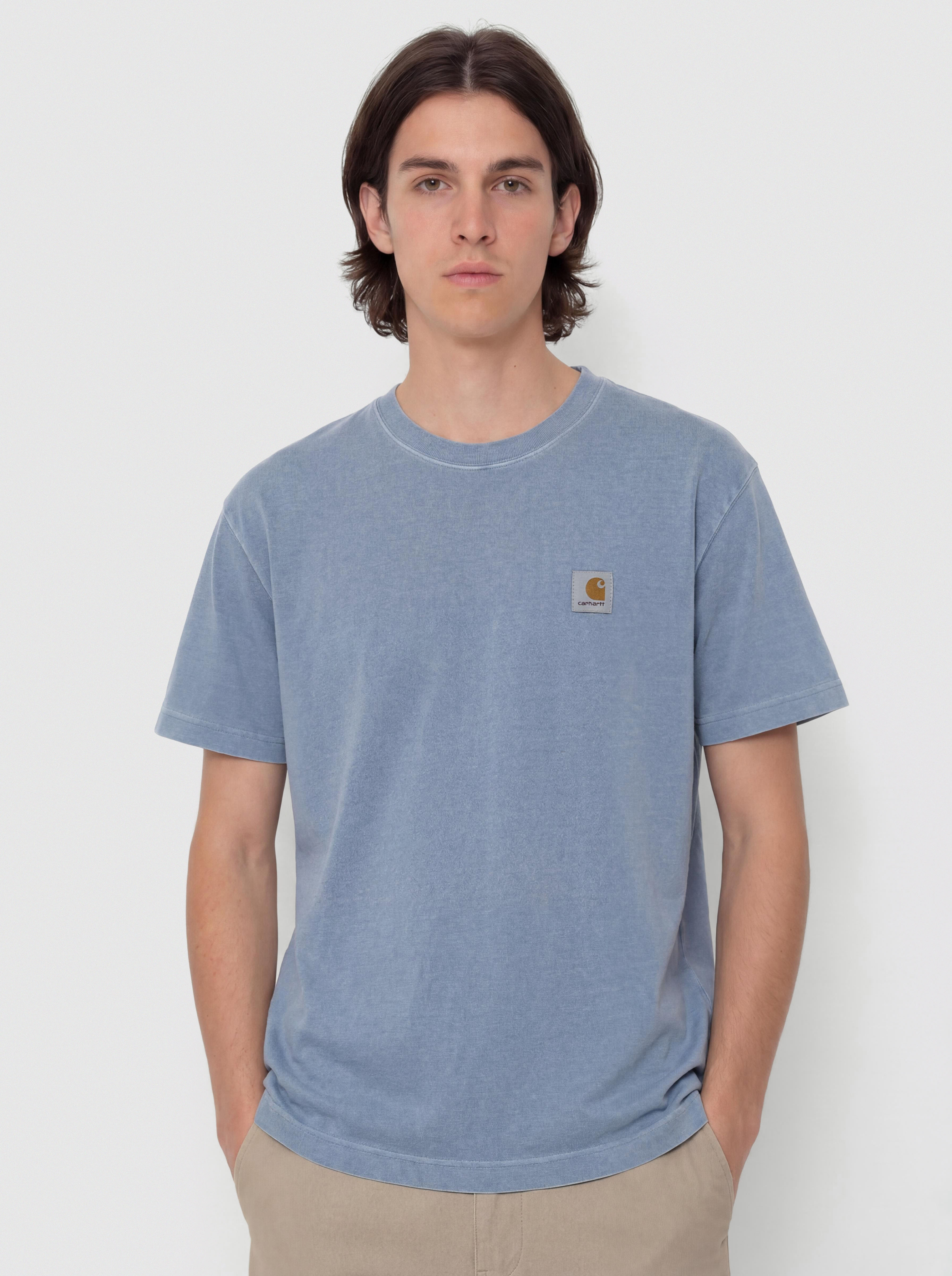 Tricou Carhartt WIP Nelson (gentle blue)