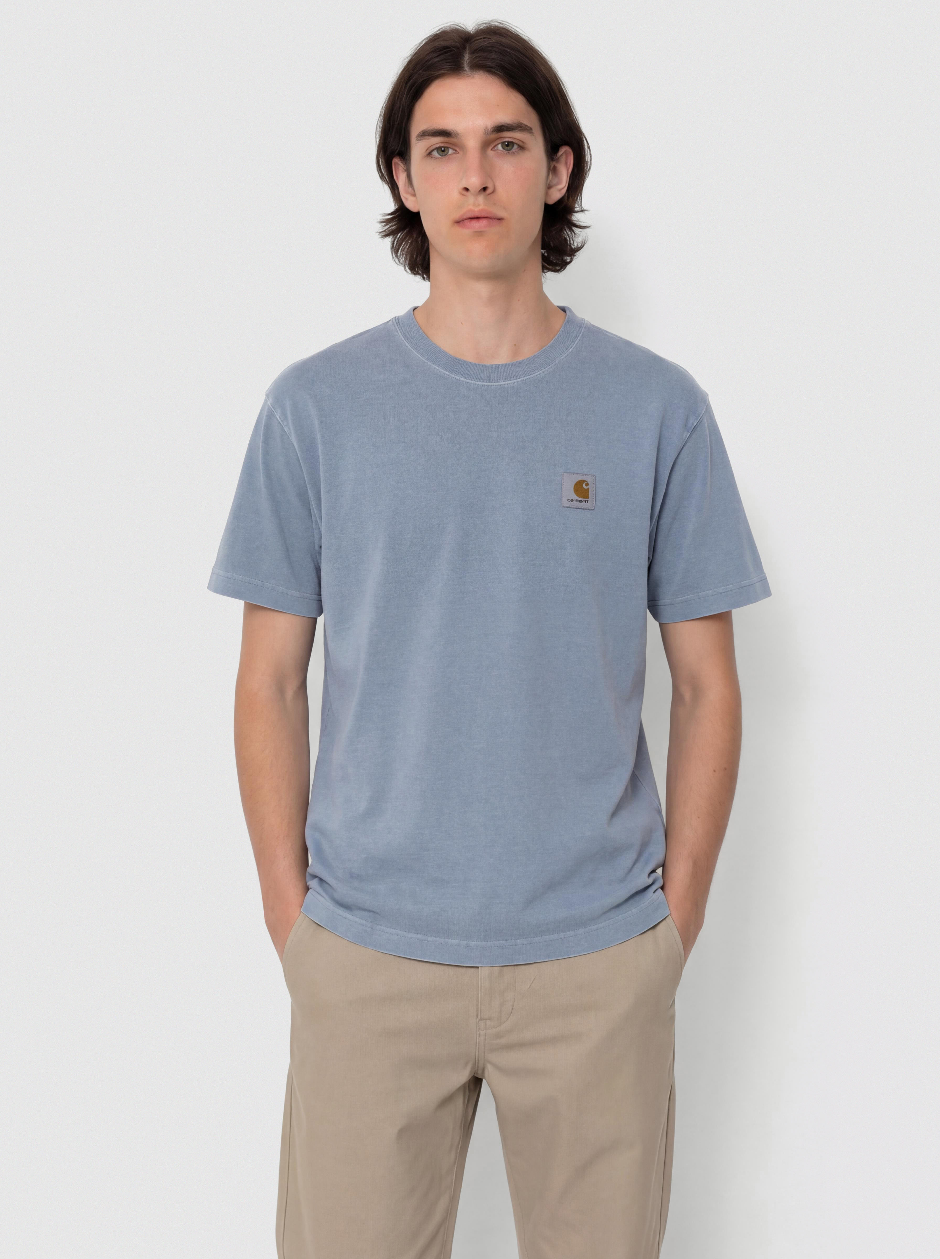 Tricou Carhartt WIP Nelson (gentle blue)