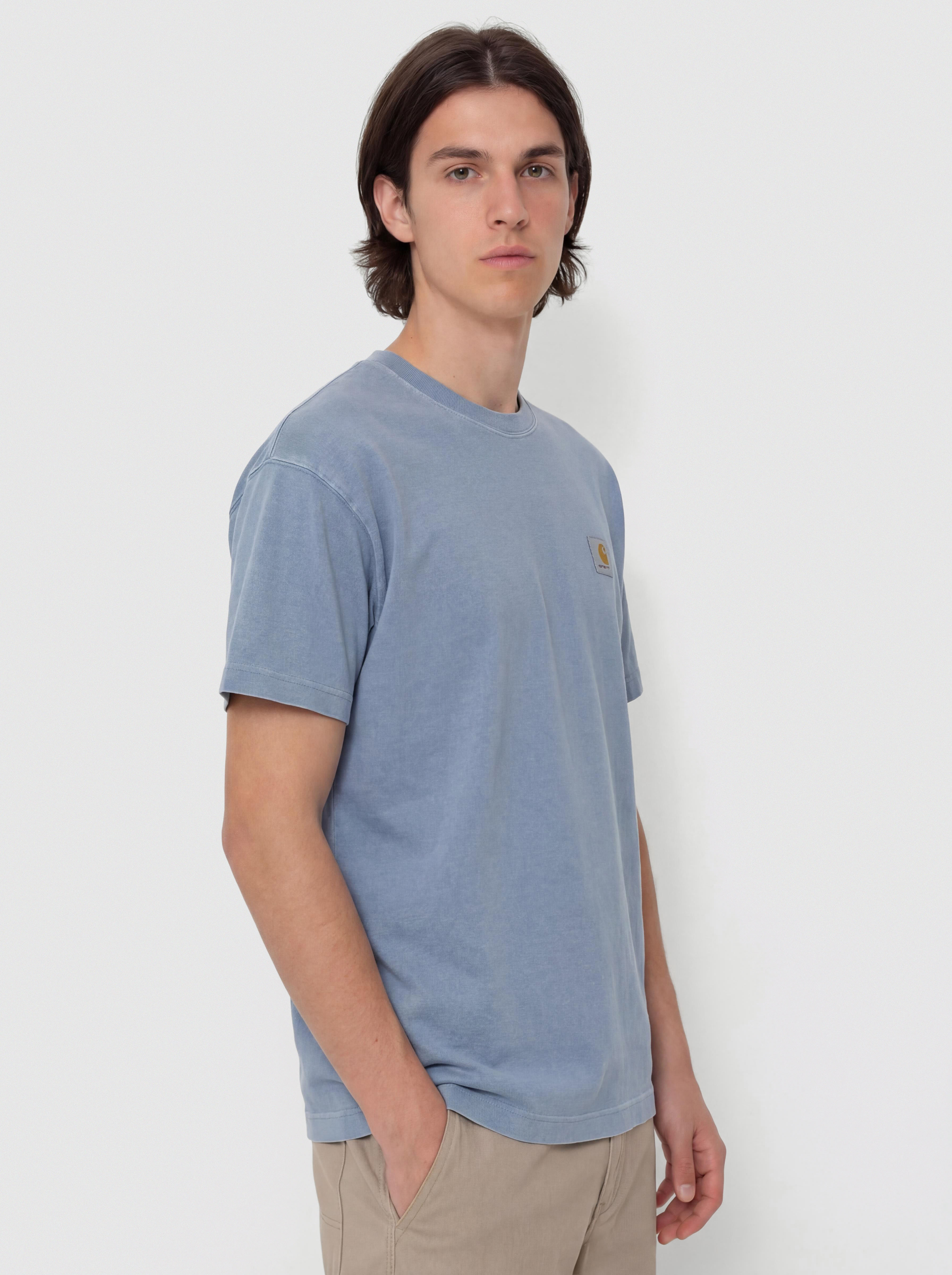 Tricou Carhartt WIP Nelson (gentle blue)