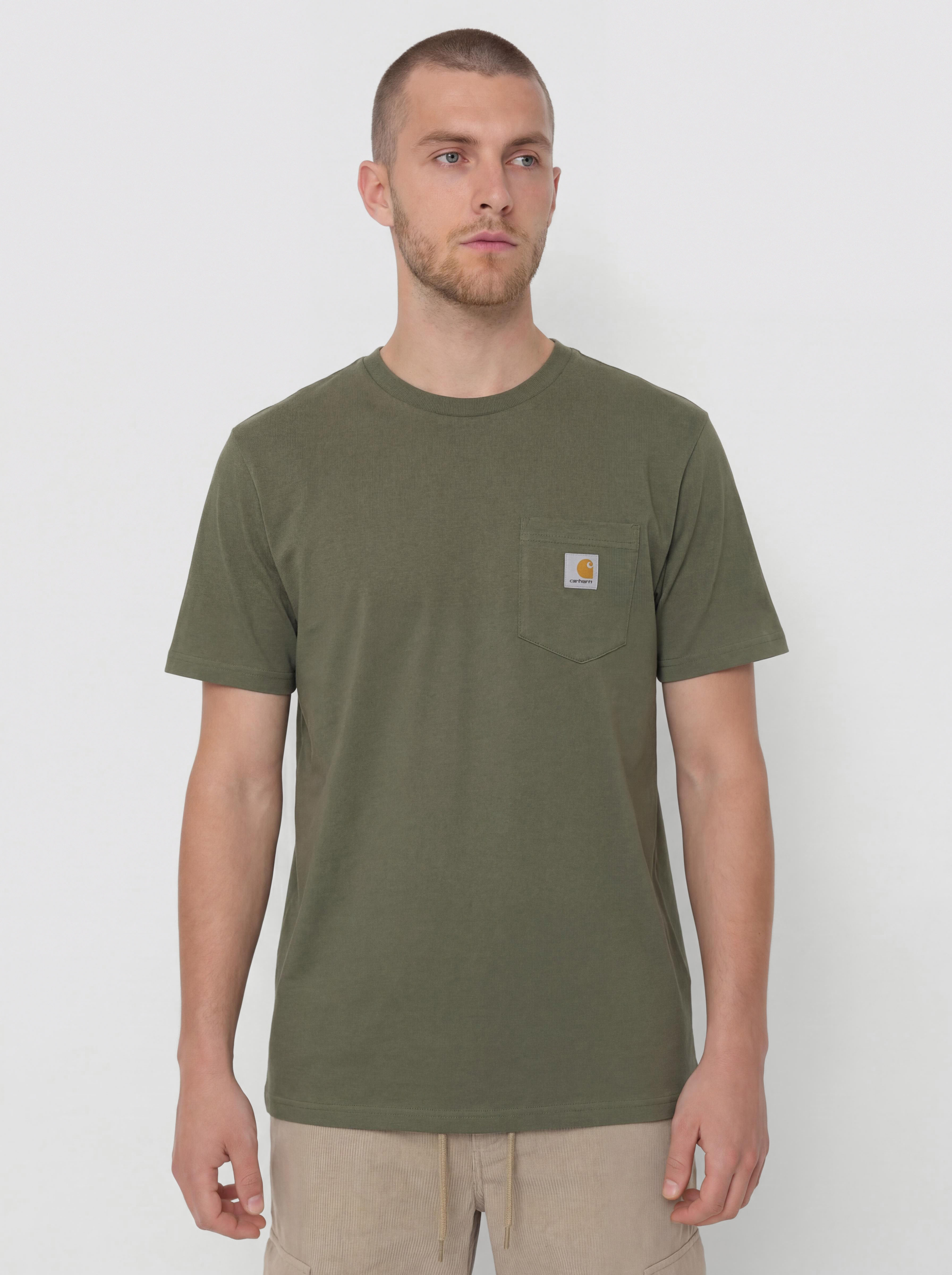 Tricou Carhartt WIP Pocket (leaf)