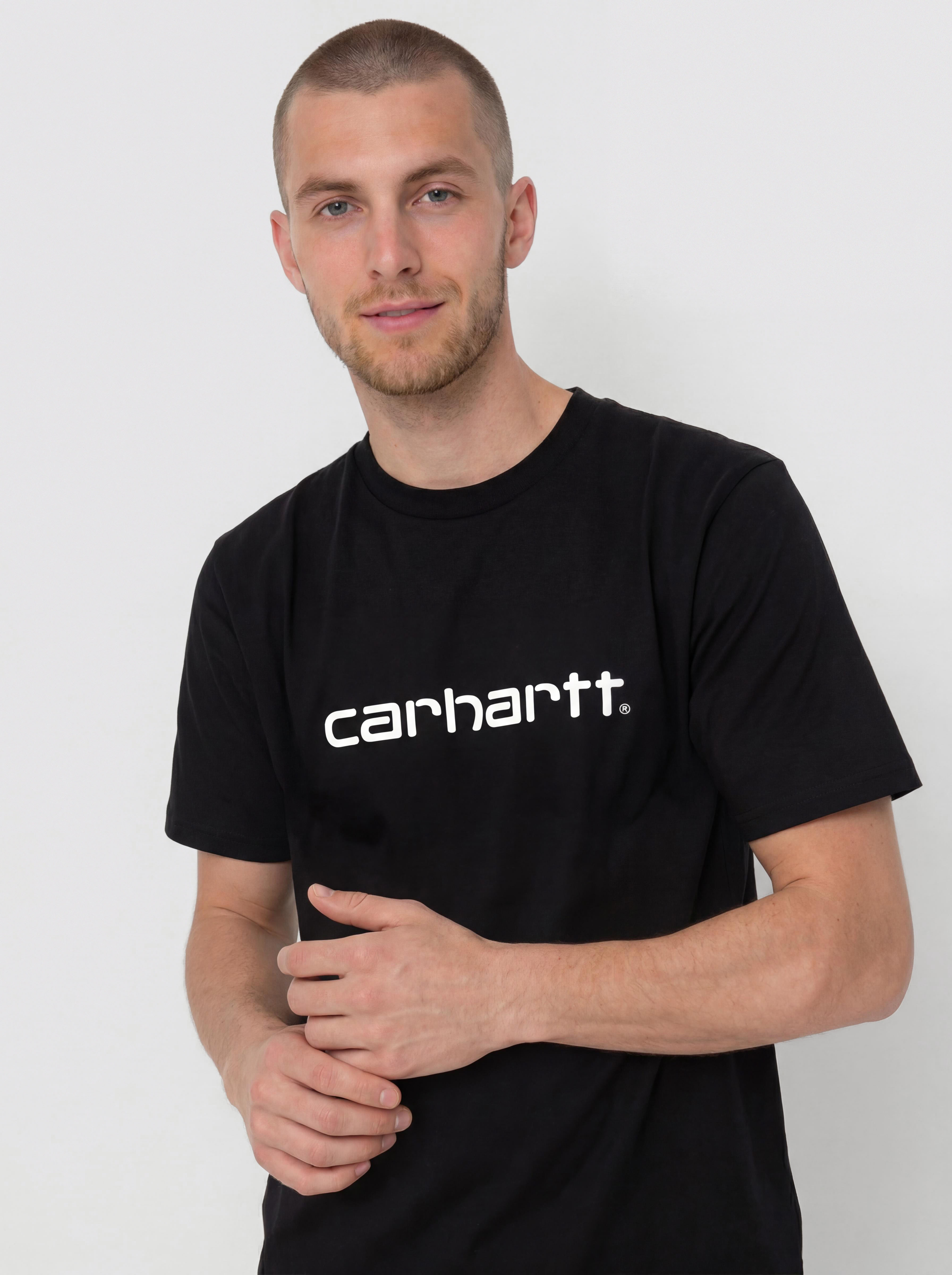 Tricou Carhartt WIP Script (black/white)