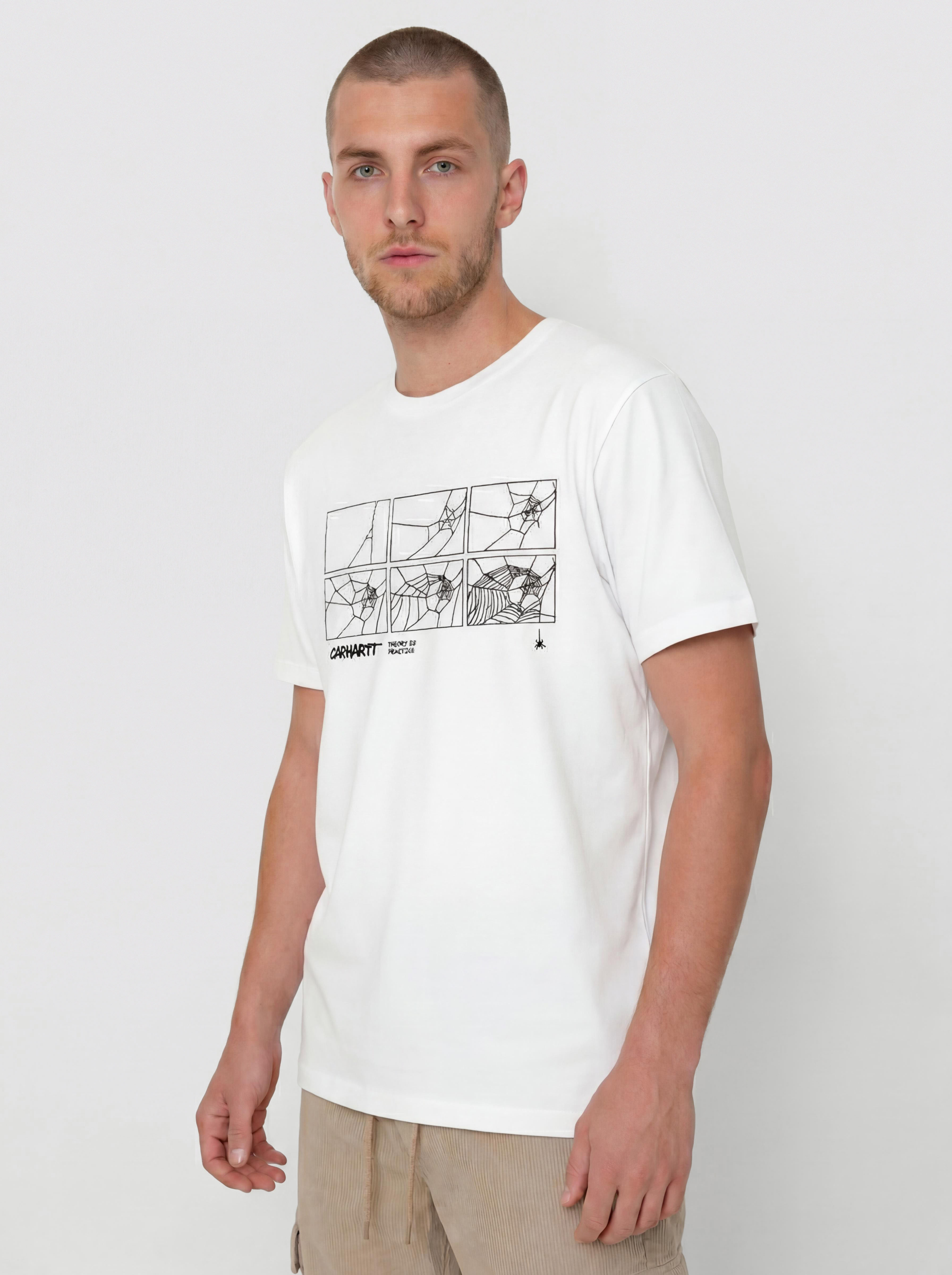 Tricou Carhartt WIP Theory And Practice (white)