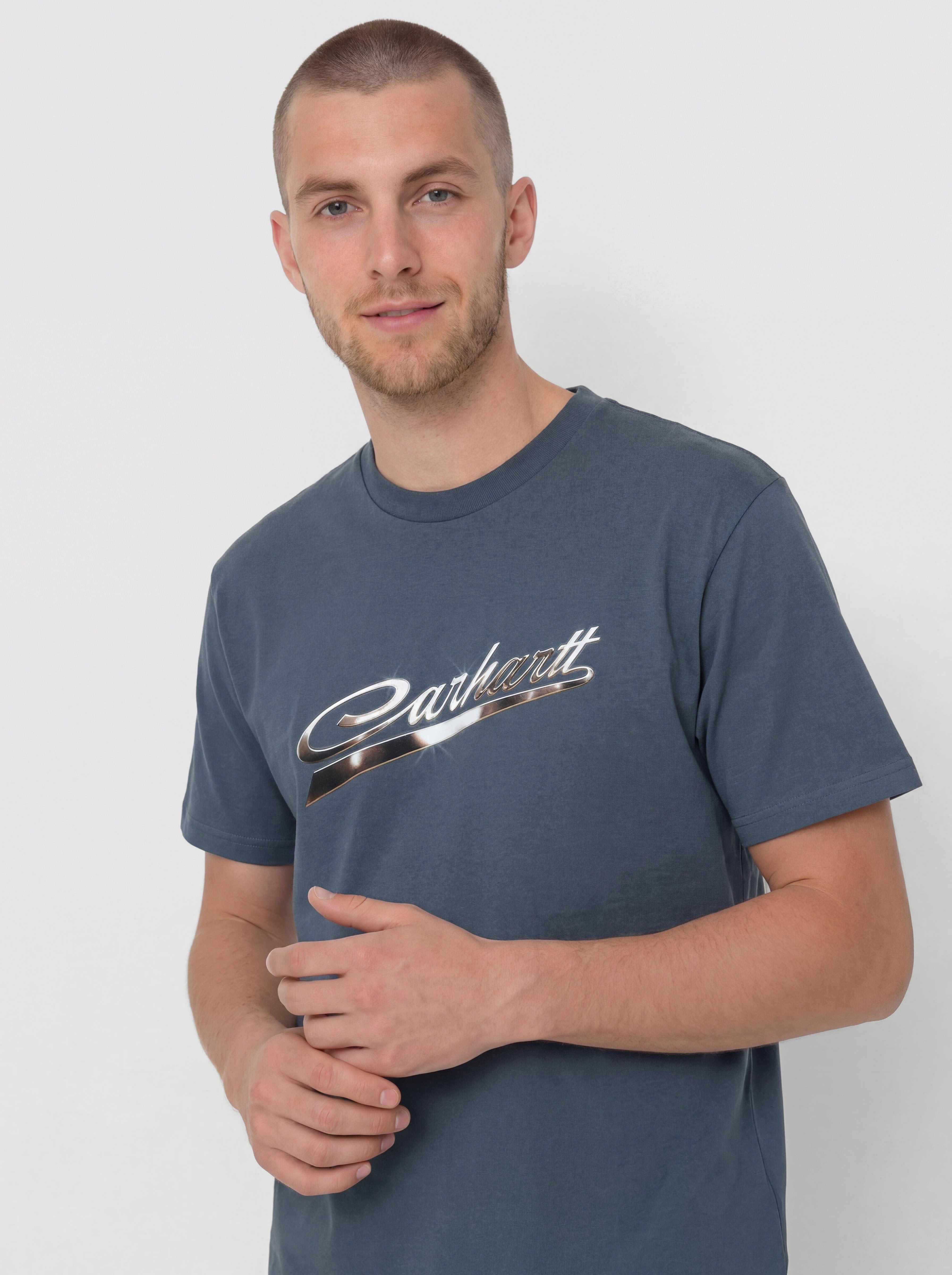 Tricou Carhartt WIP Vroooom (office blue)