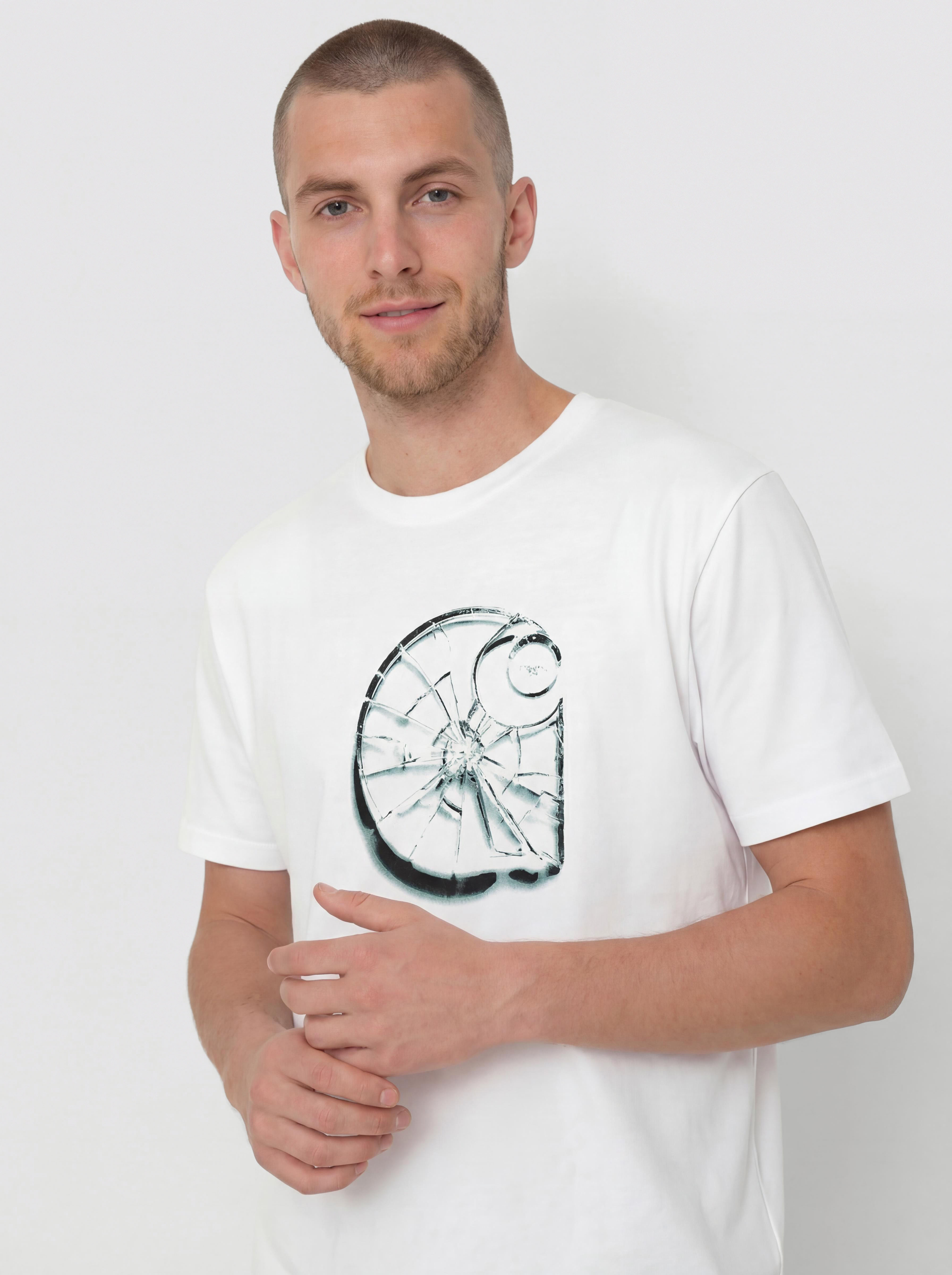 Tricou Carhartt WIP Shattered (white)