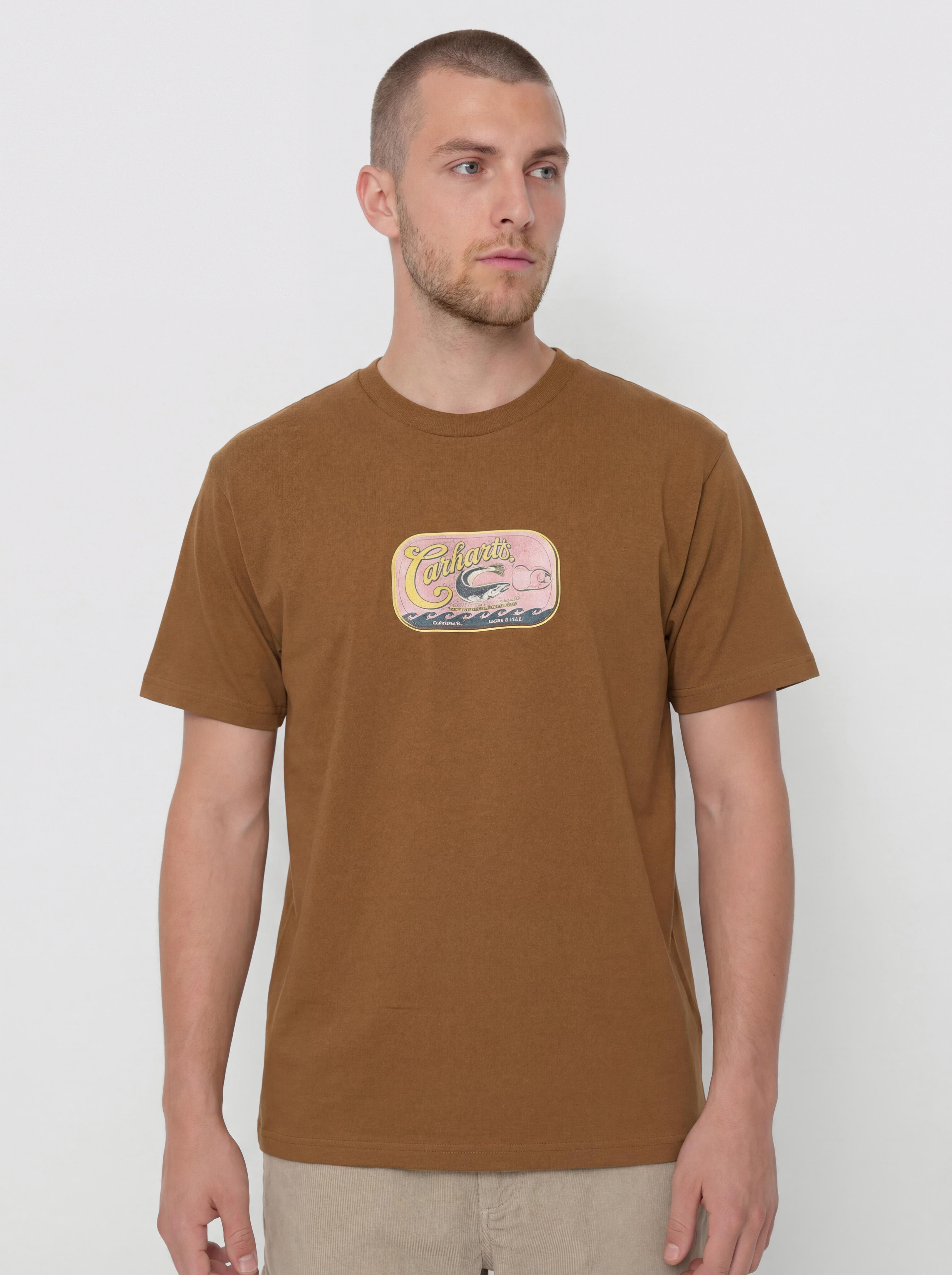 Tricou Carhartt WIP Sardinas (hamilton brown)