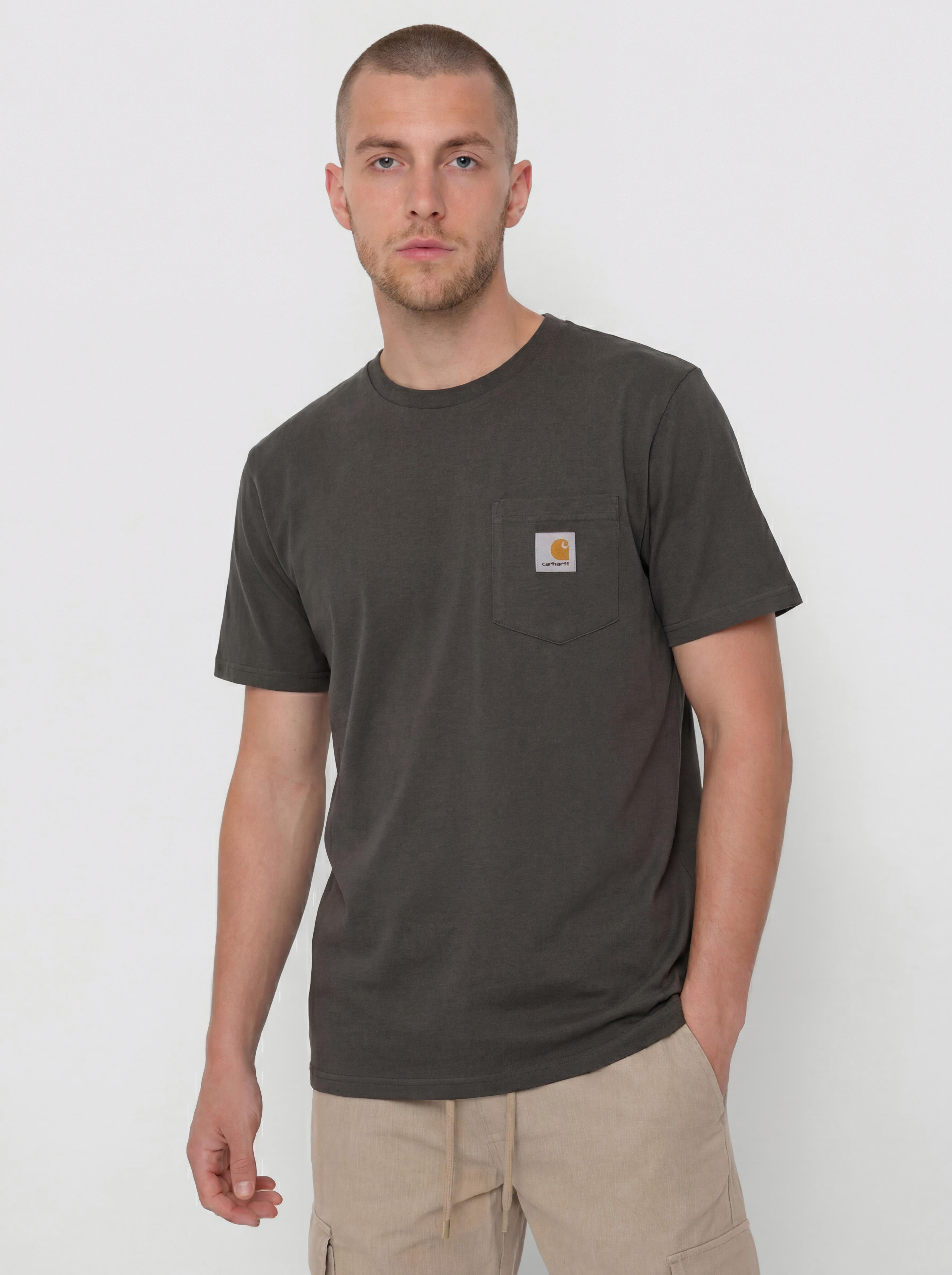 Tricou Carhartt WIP Pocket (oxide green)