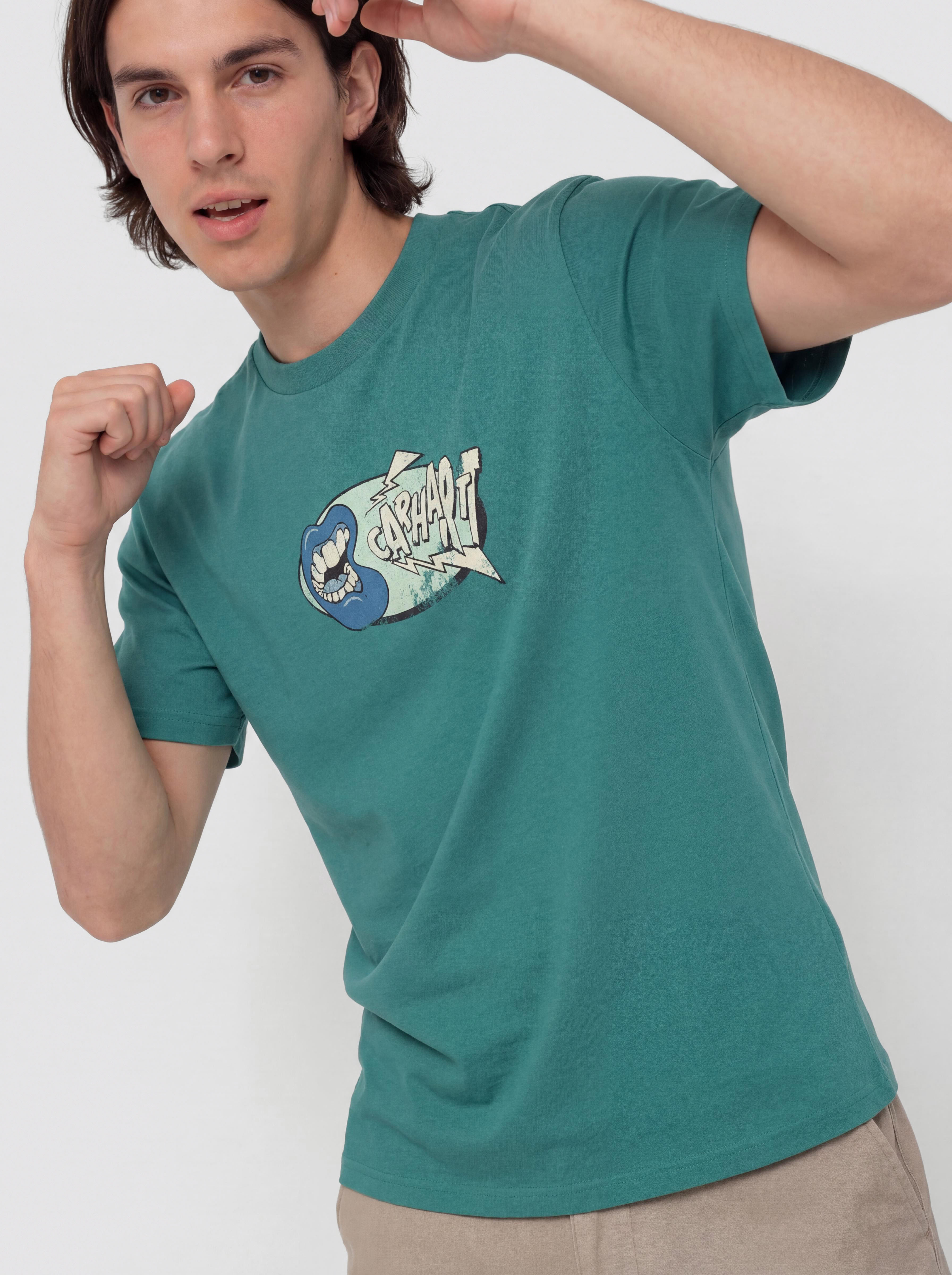 Tricou Carhartt WIP Louder (saguaro/heavy enzyme wash)