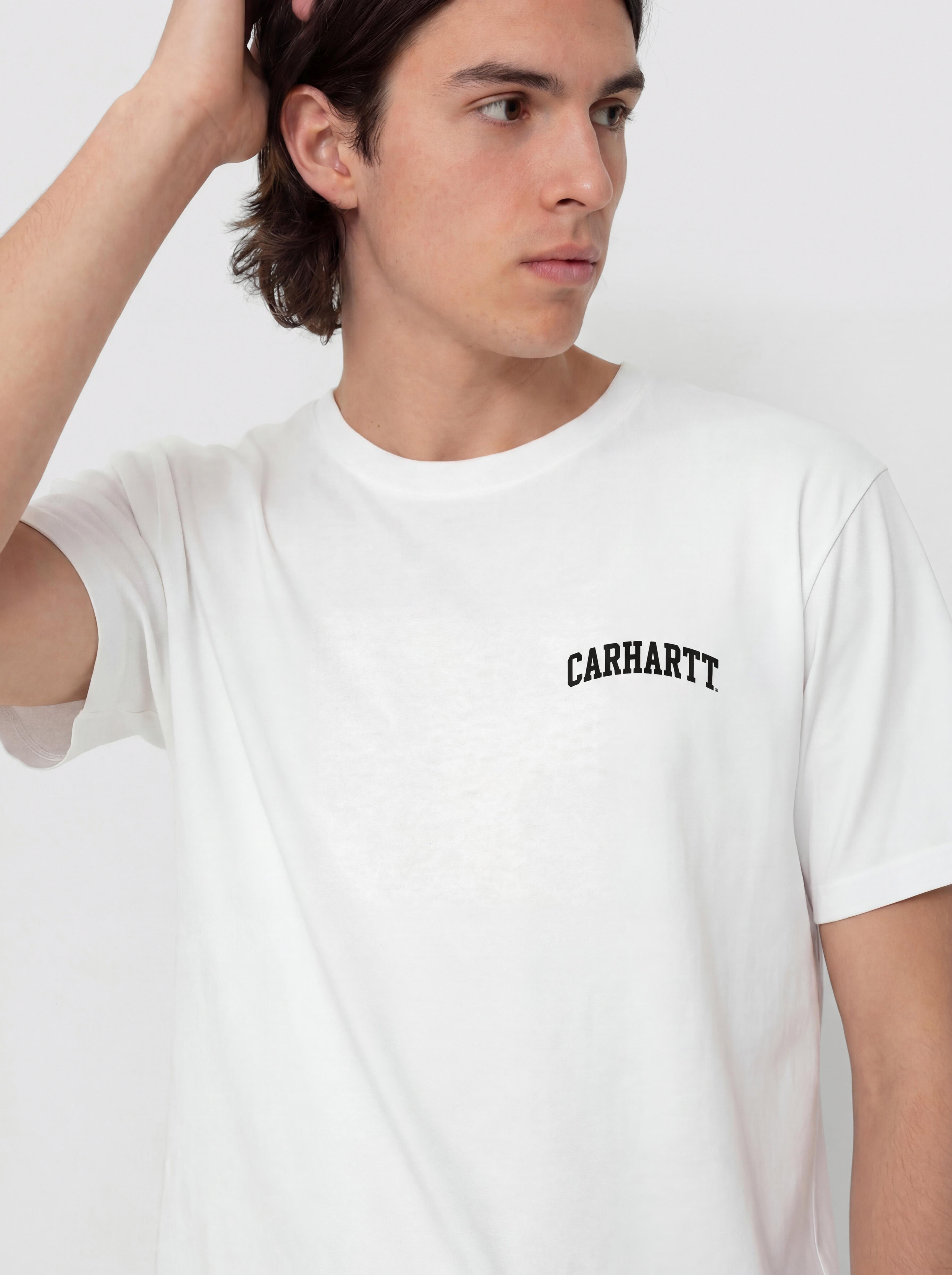 Tricou Carhartt WIP University Script (white/black)