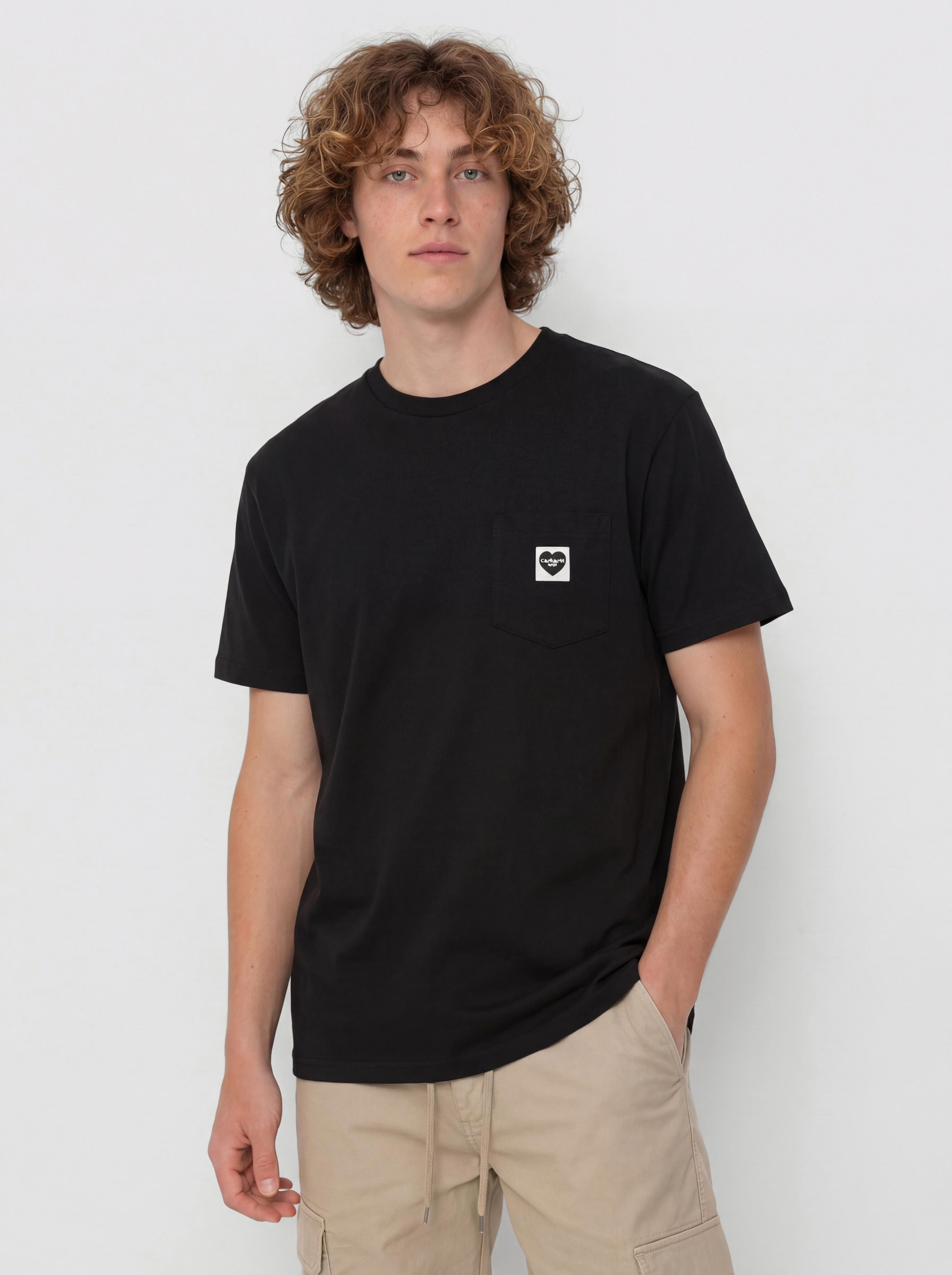 Tricou Carhartt WIP Pocket Heart (black/black)