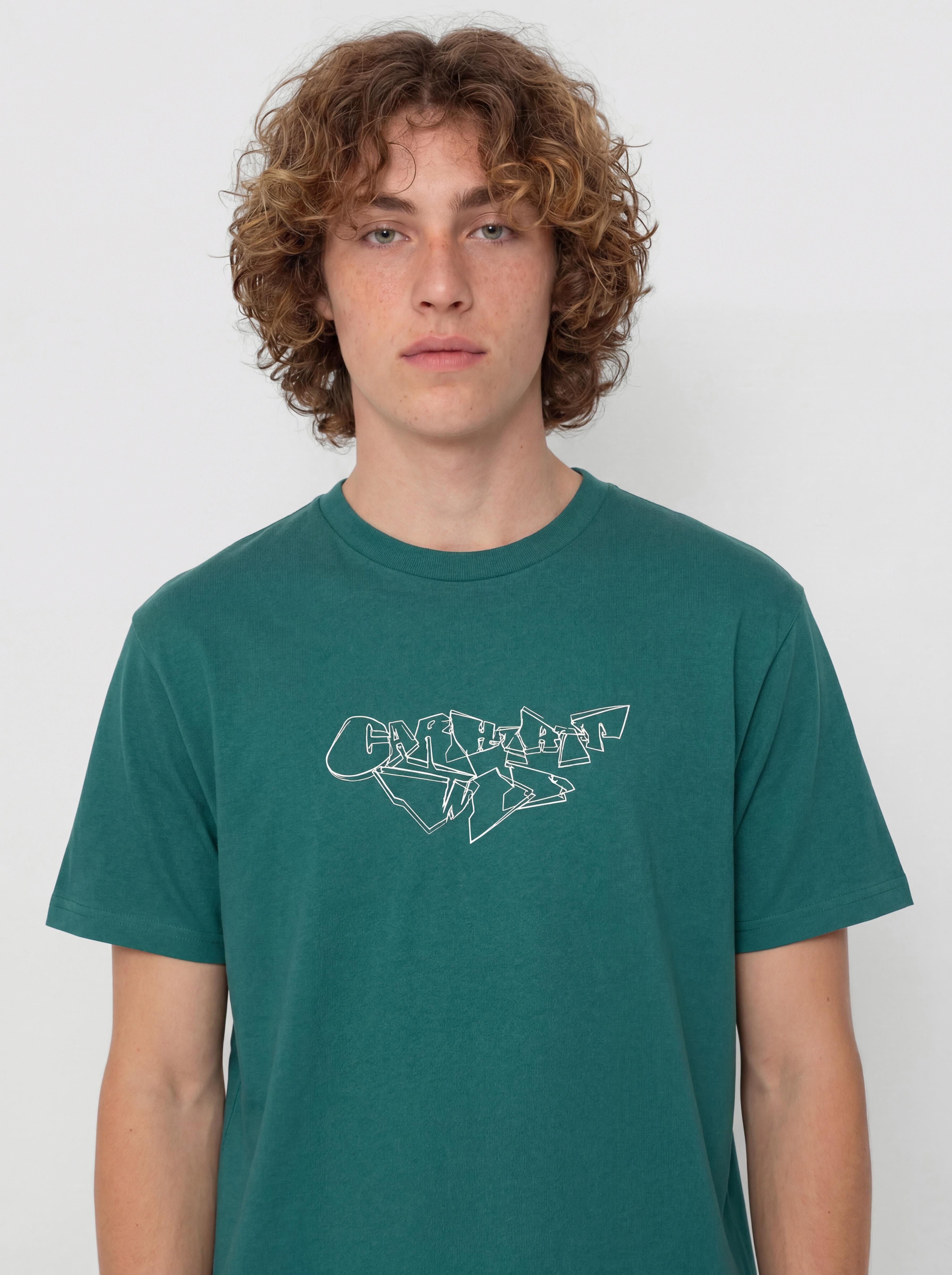 Tricou Carhartt WIP Screwed Up Script (rainforest)