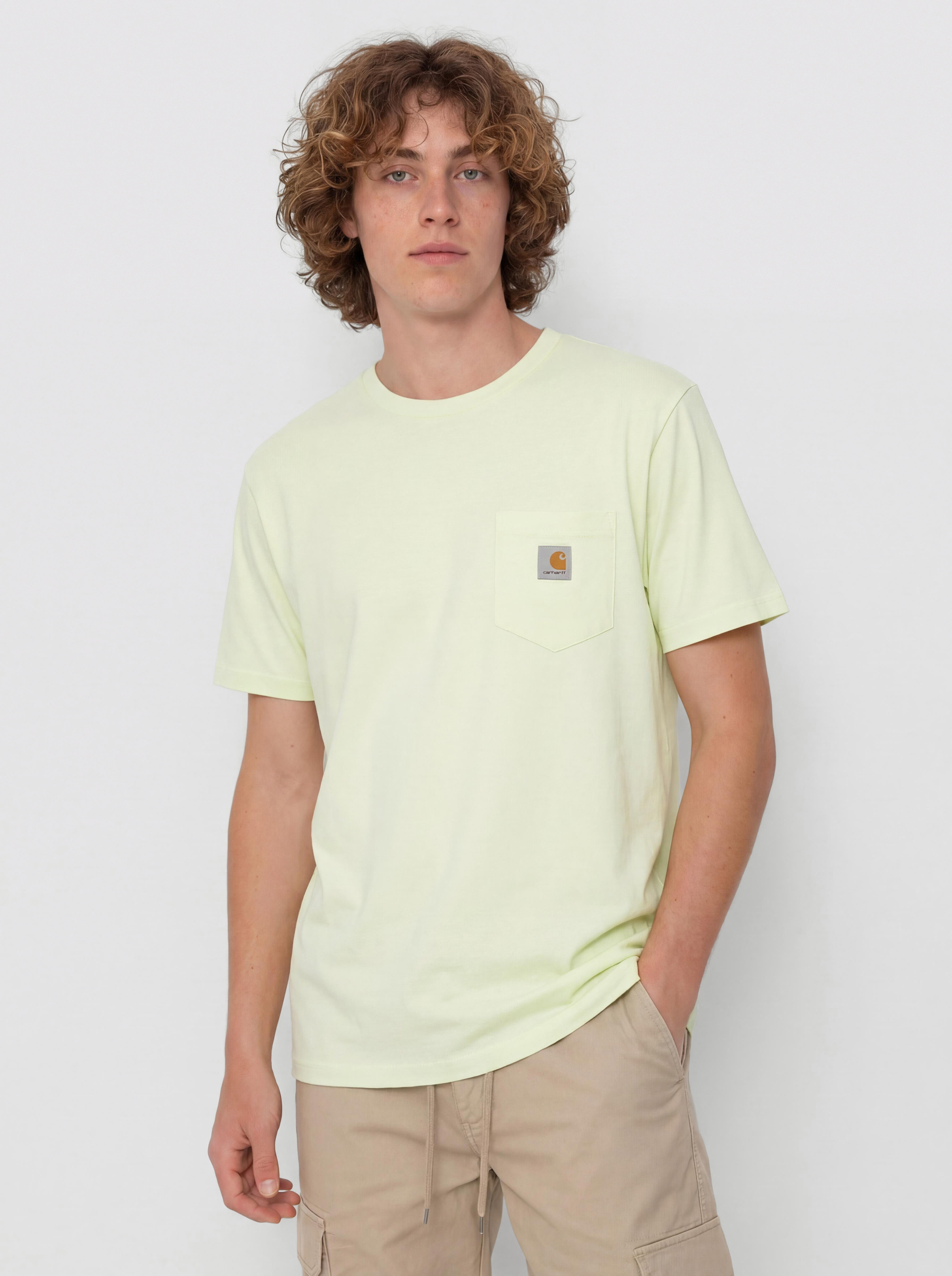 Tricou Carhartt WIP Pocket (air green)
