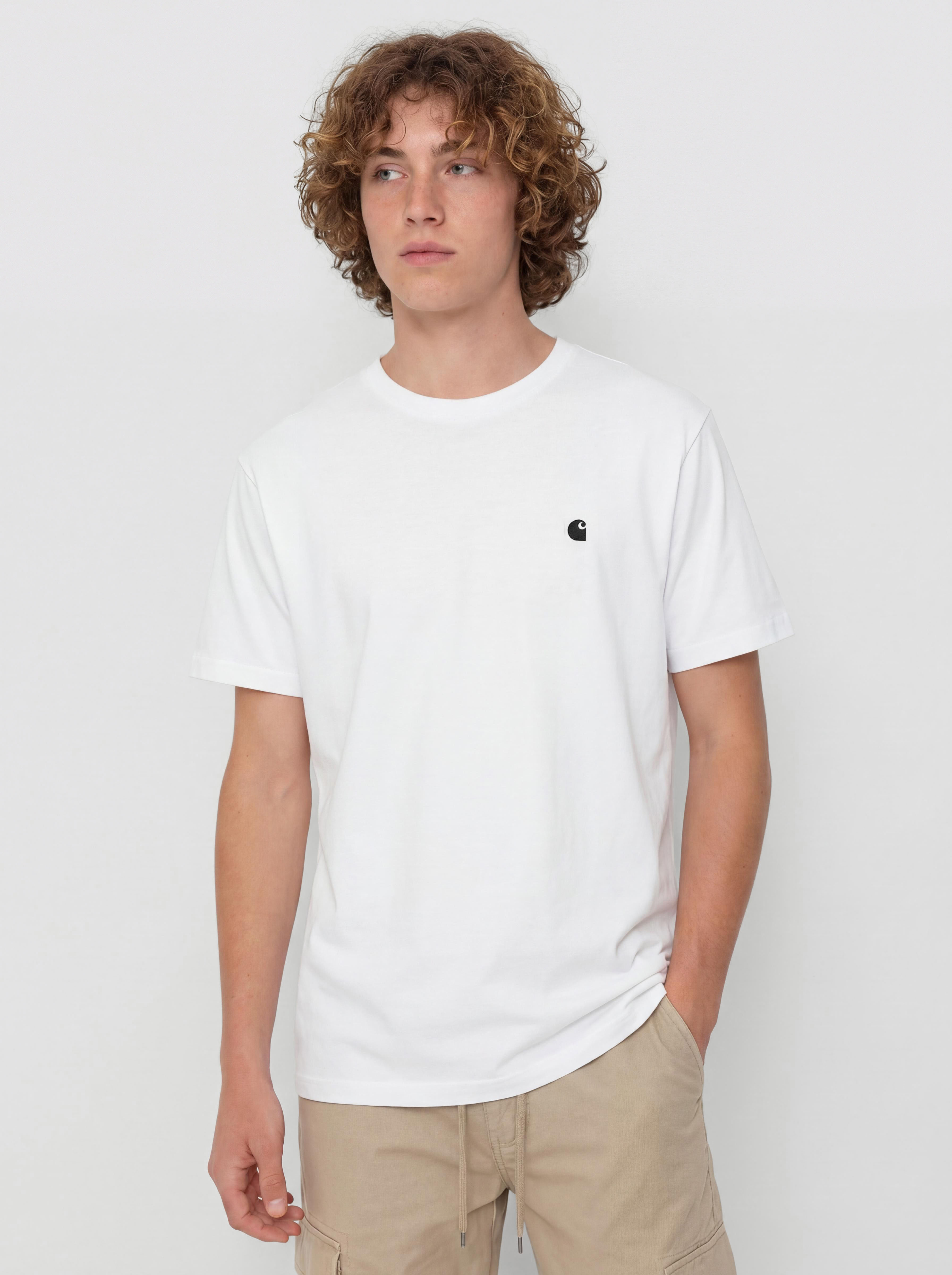 Tricou Carhartt WIP Madison (white/black)