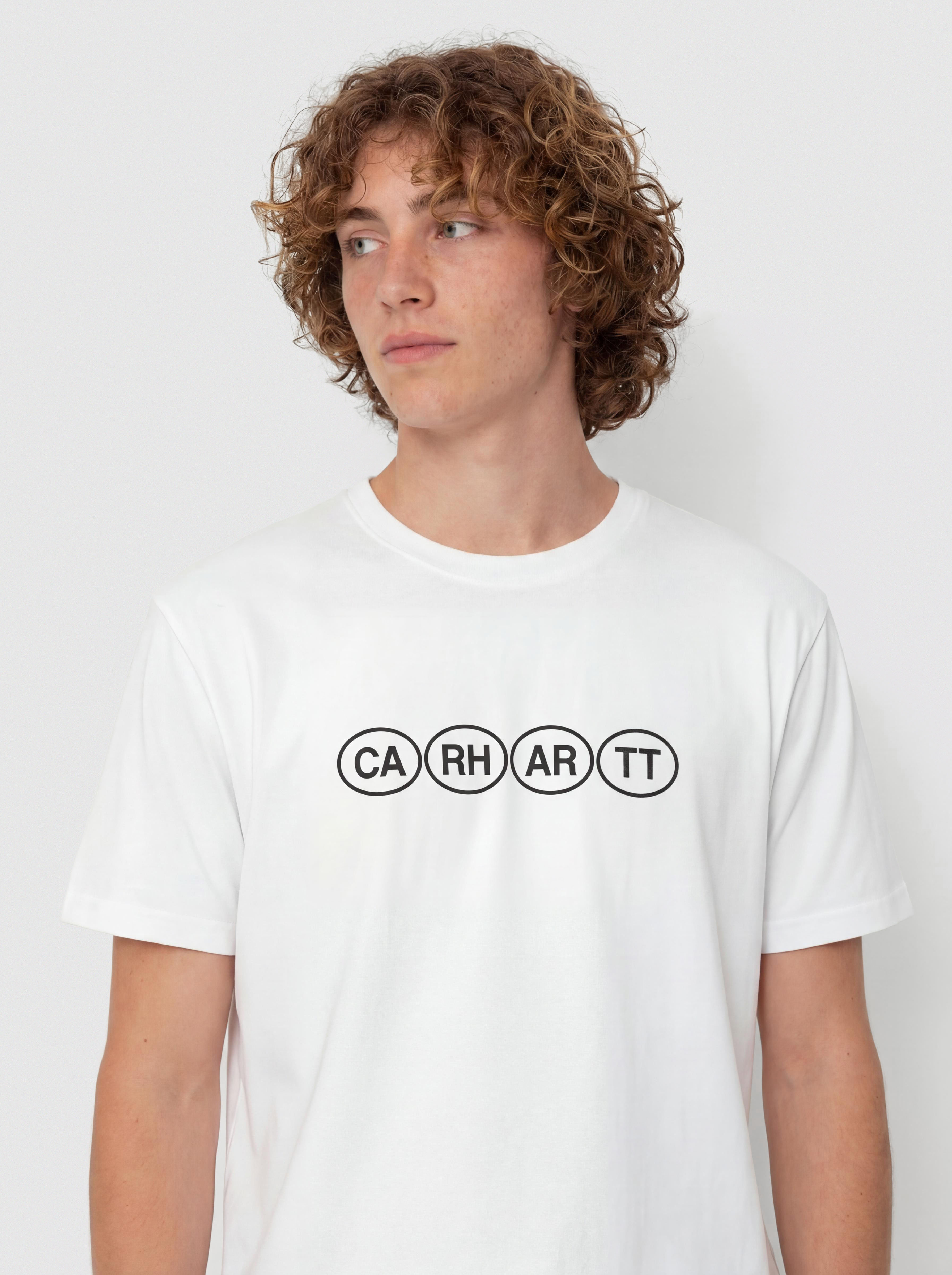 Tricou Carhartt WIP Bumper (white/black)