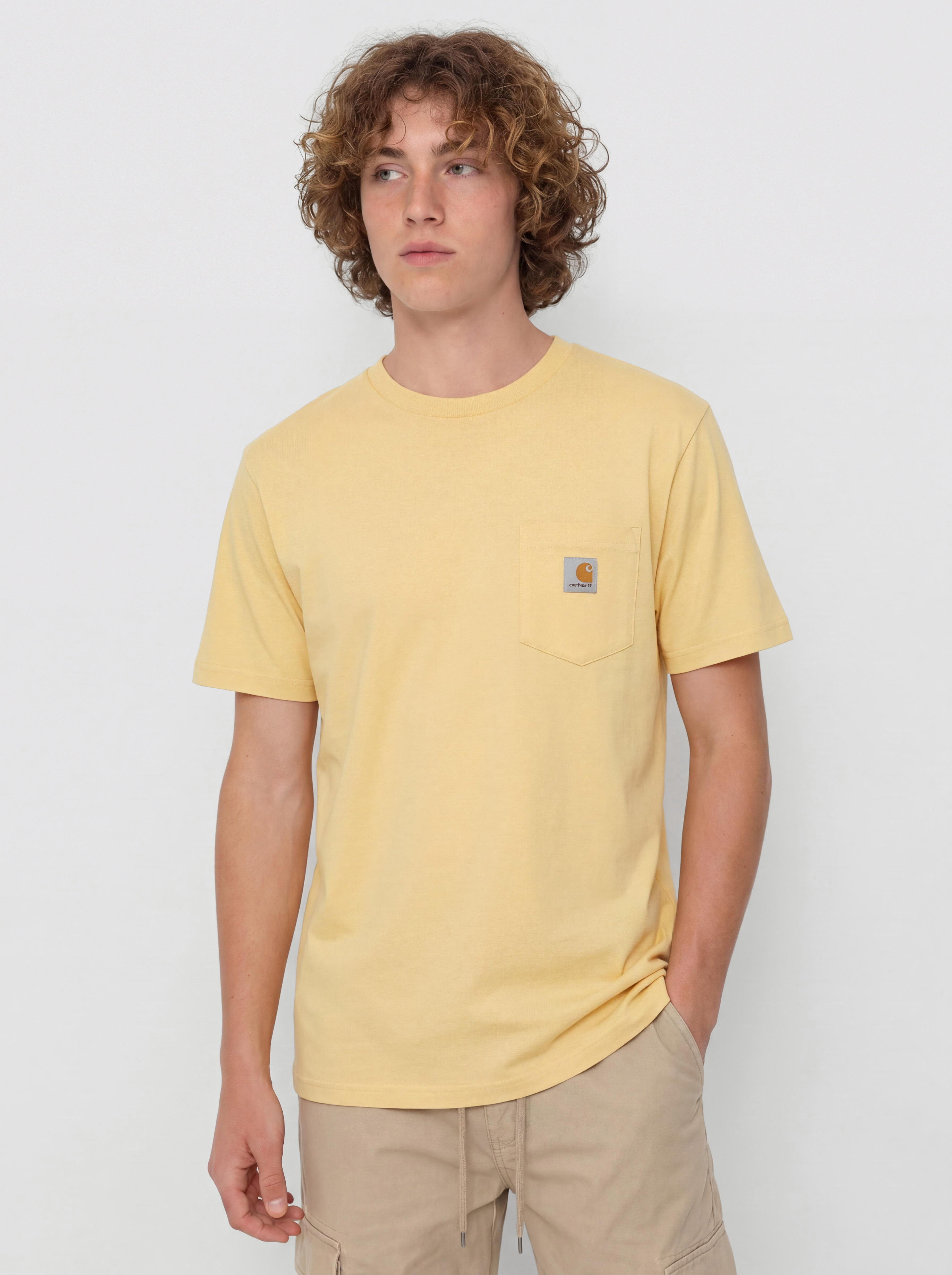 Tricou Carhartt WIP Pocket (air yellow)