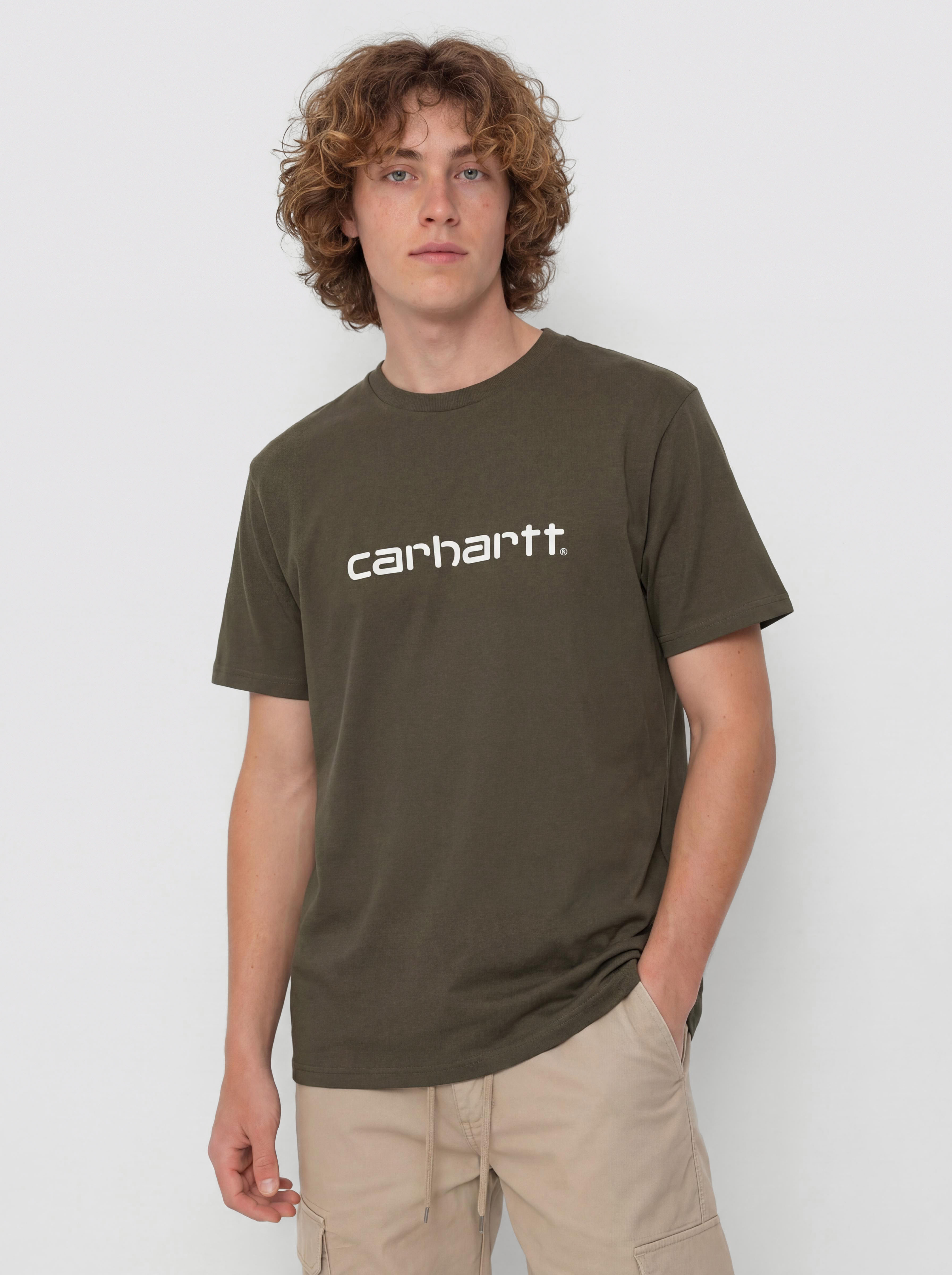 Tricou Carhartt WIP Script (turtle/air pink)