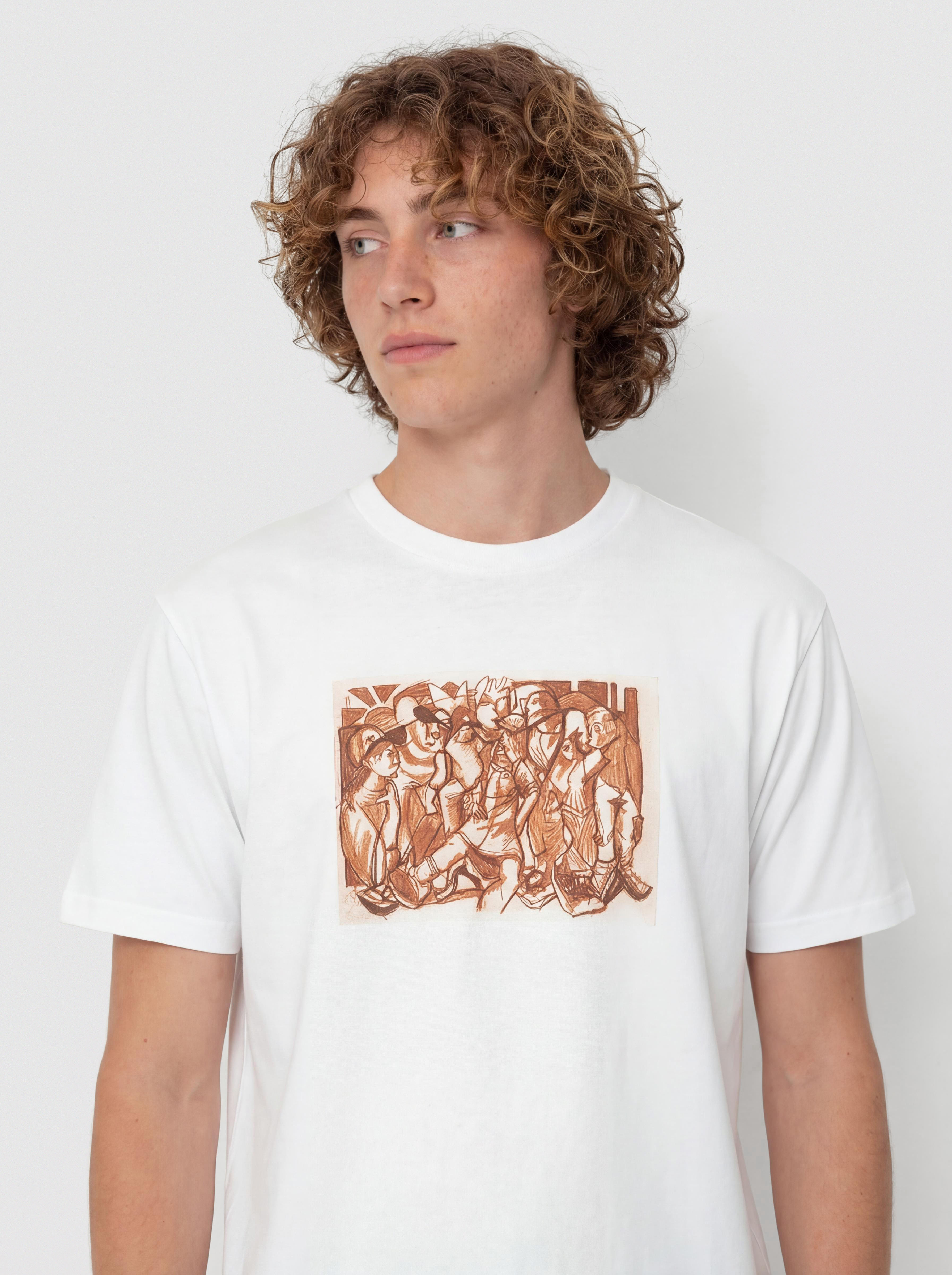 Tricou Carhartt WIP Cai Arfon Bellis (white)