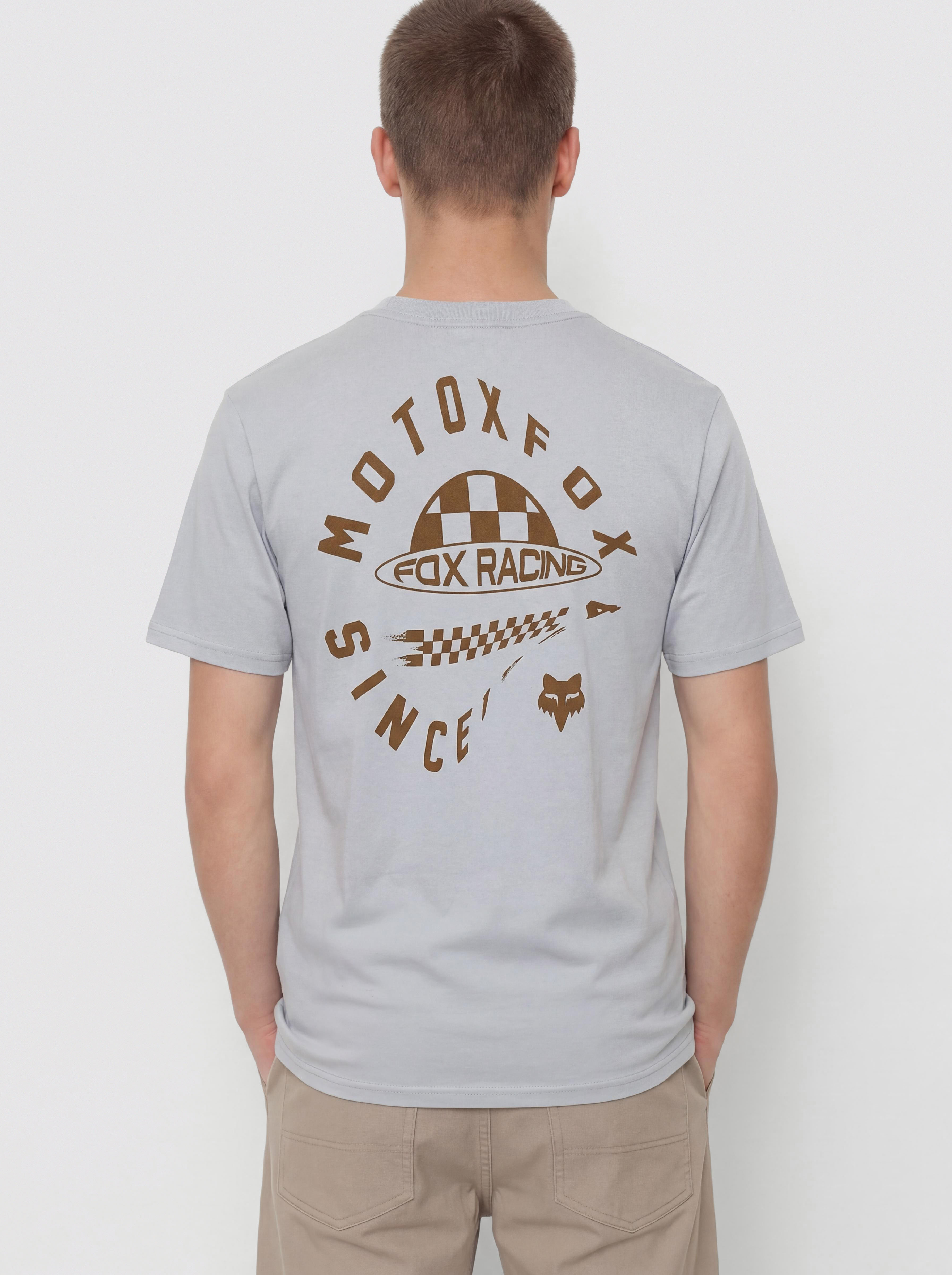Tricou Fox Planet Moto (steel grey)