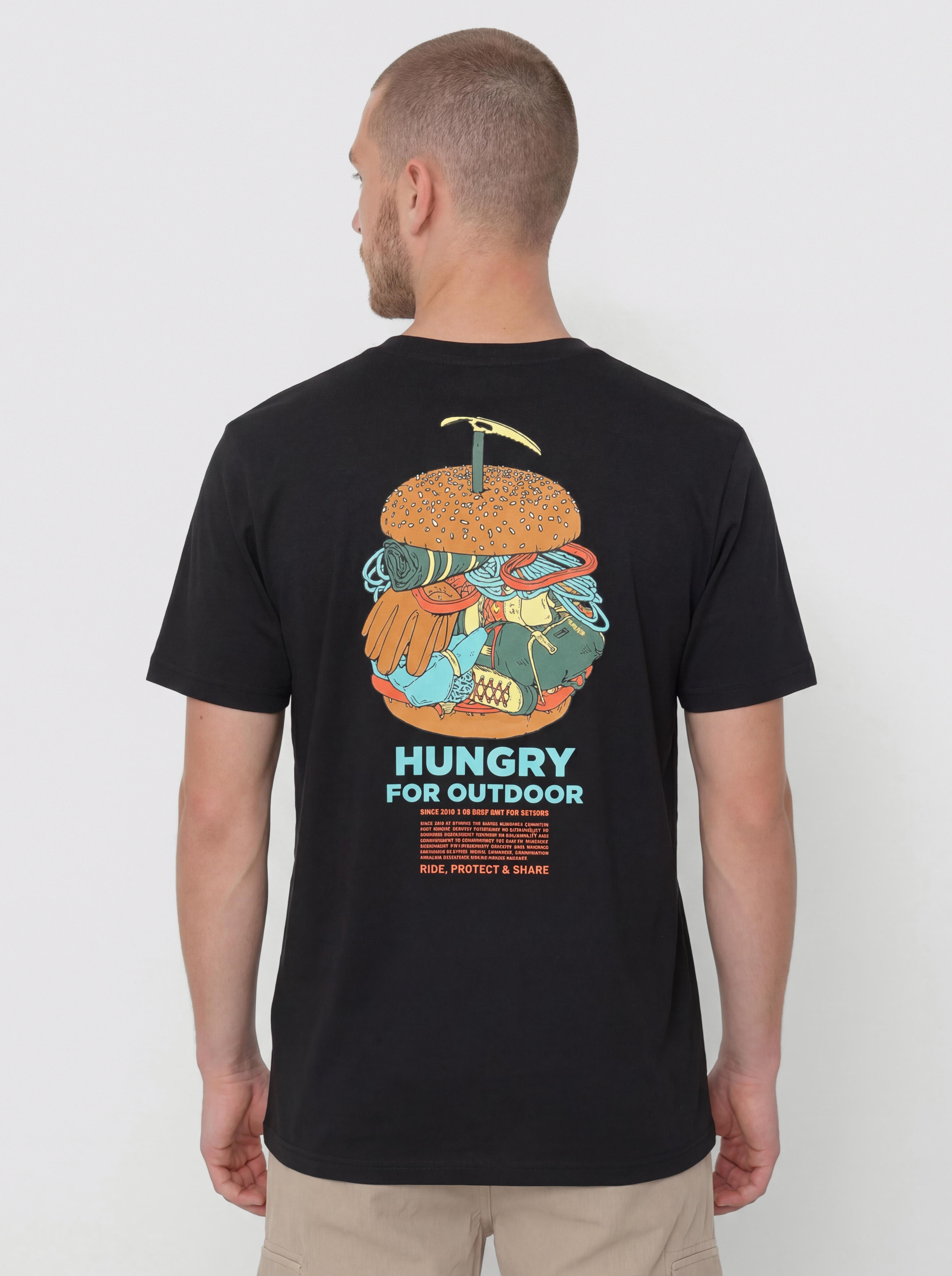 Tricou Picture Hikkily (black)