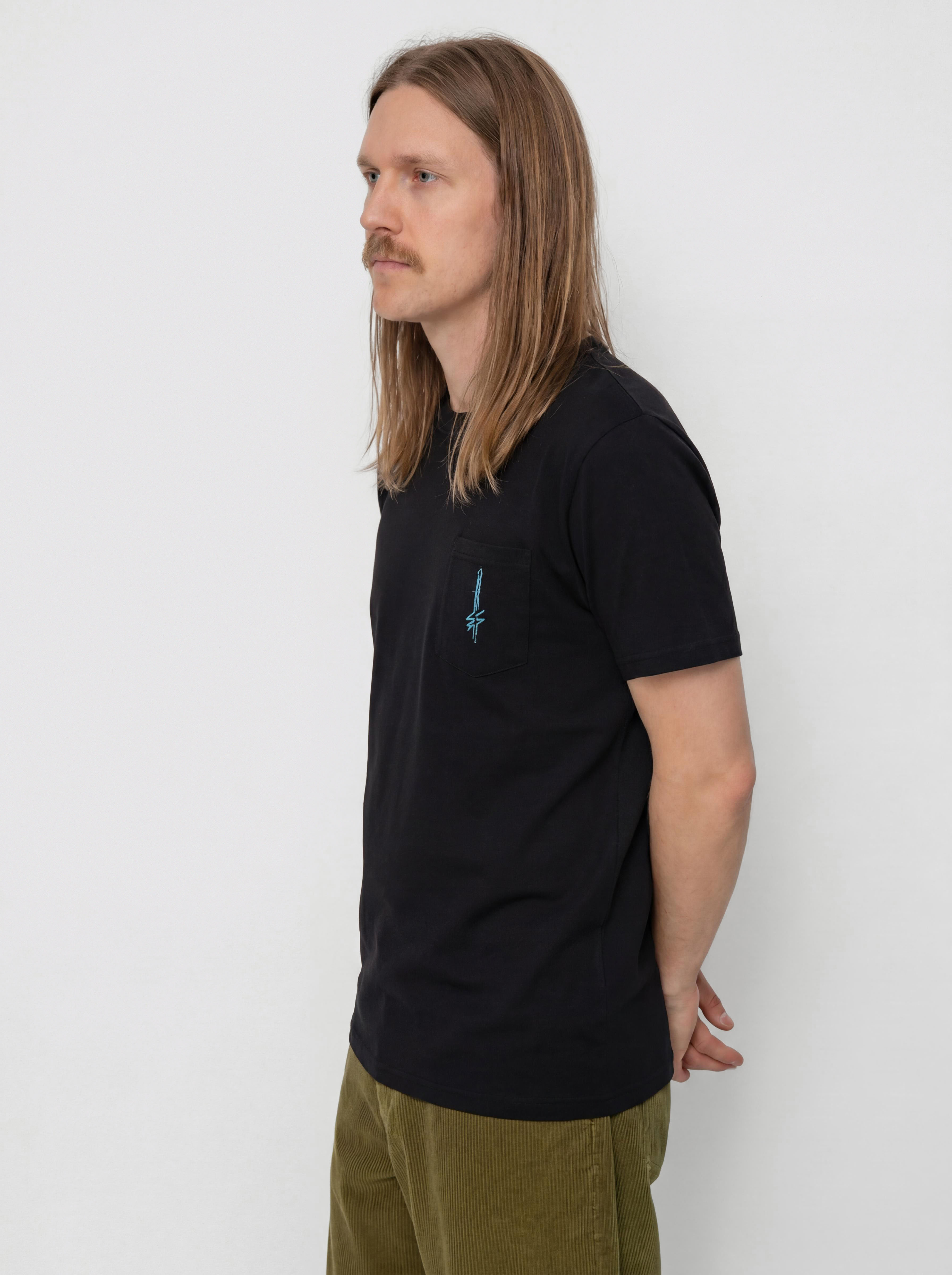 Tricou Deathwish Chrome Pocket (black)