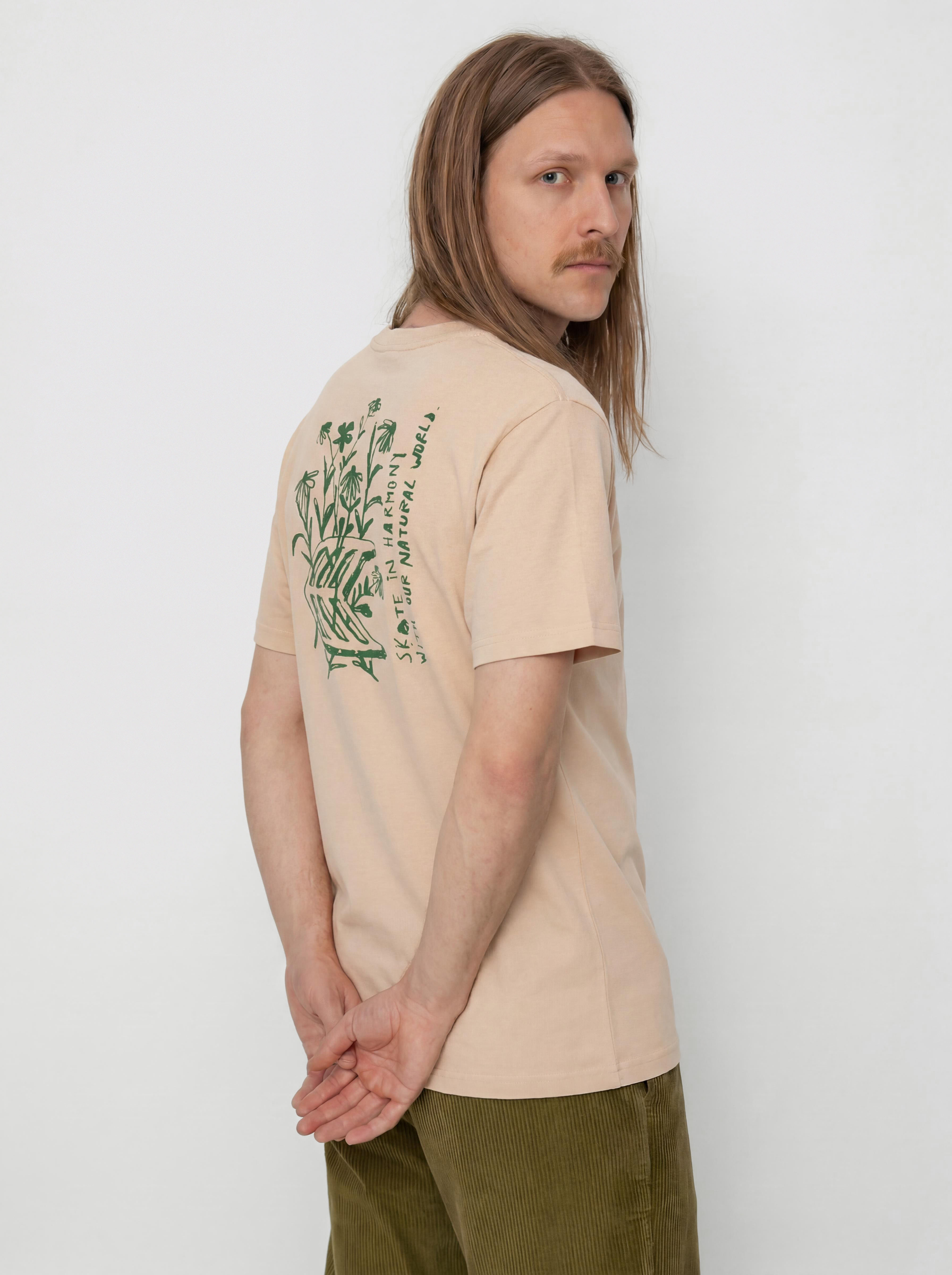 Tricou Cariuma Contu00e9 Flowers (sand)