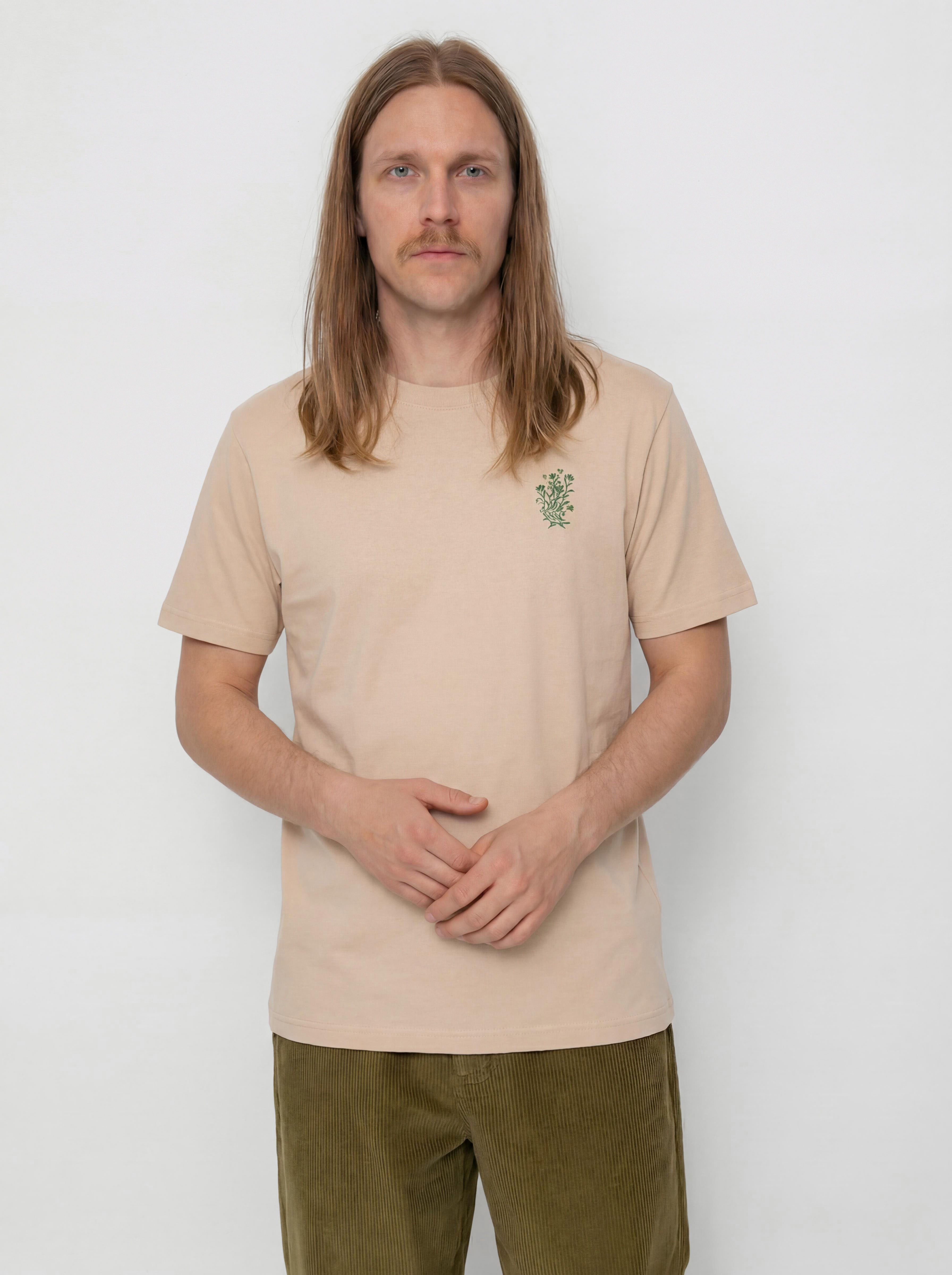 Tricou Cariuma Conté Flowers (sand)