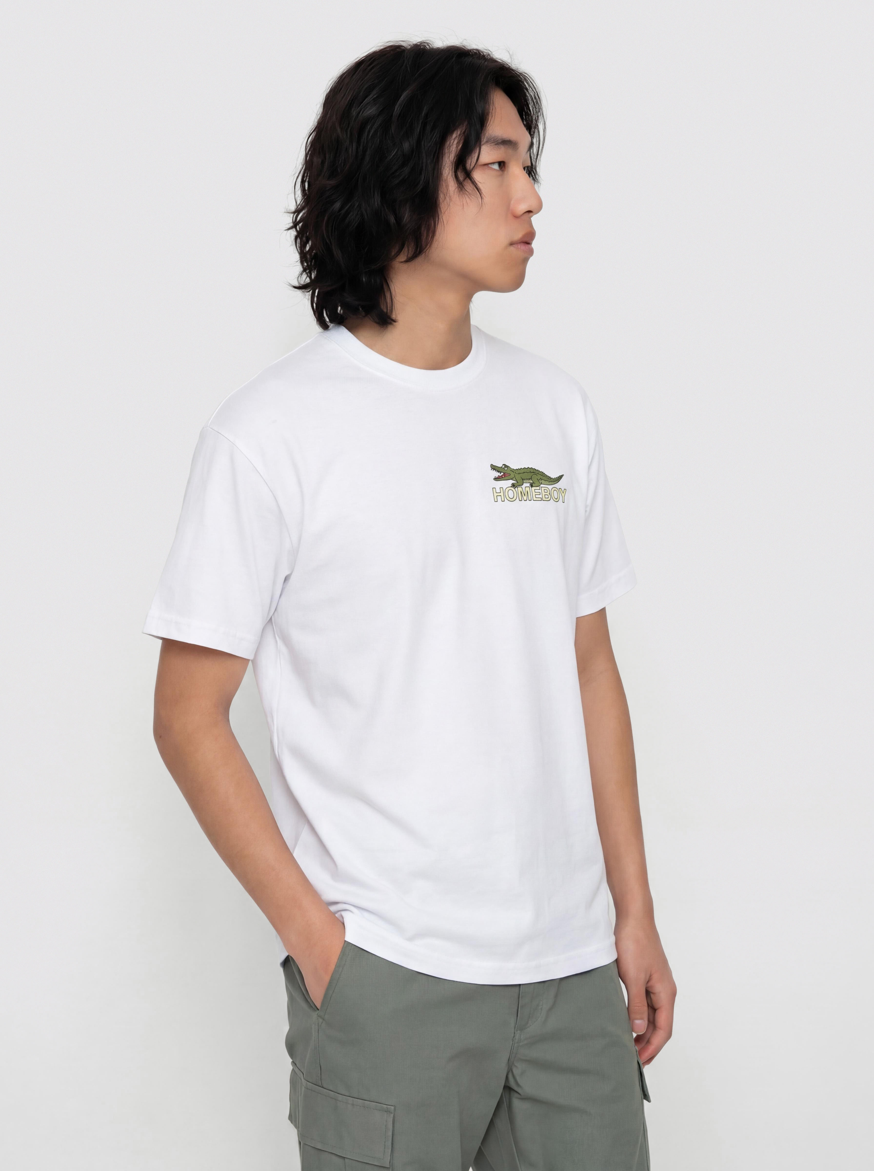 Tricou Homeboy Crocoboy (white)
