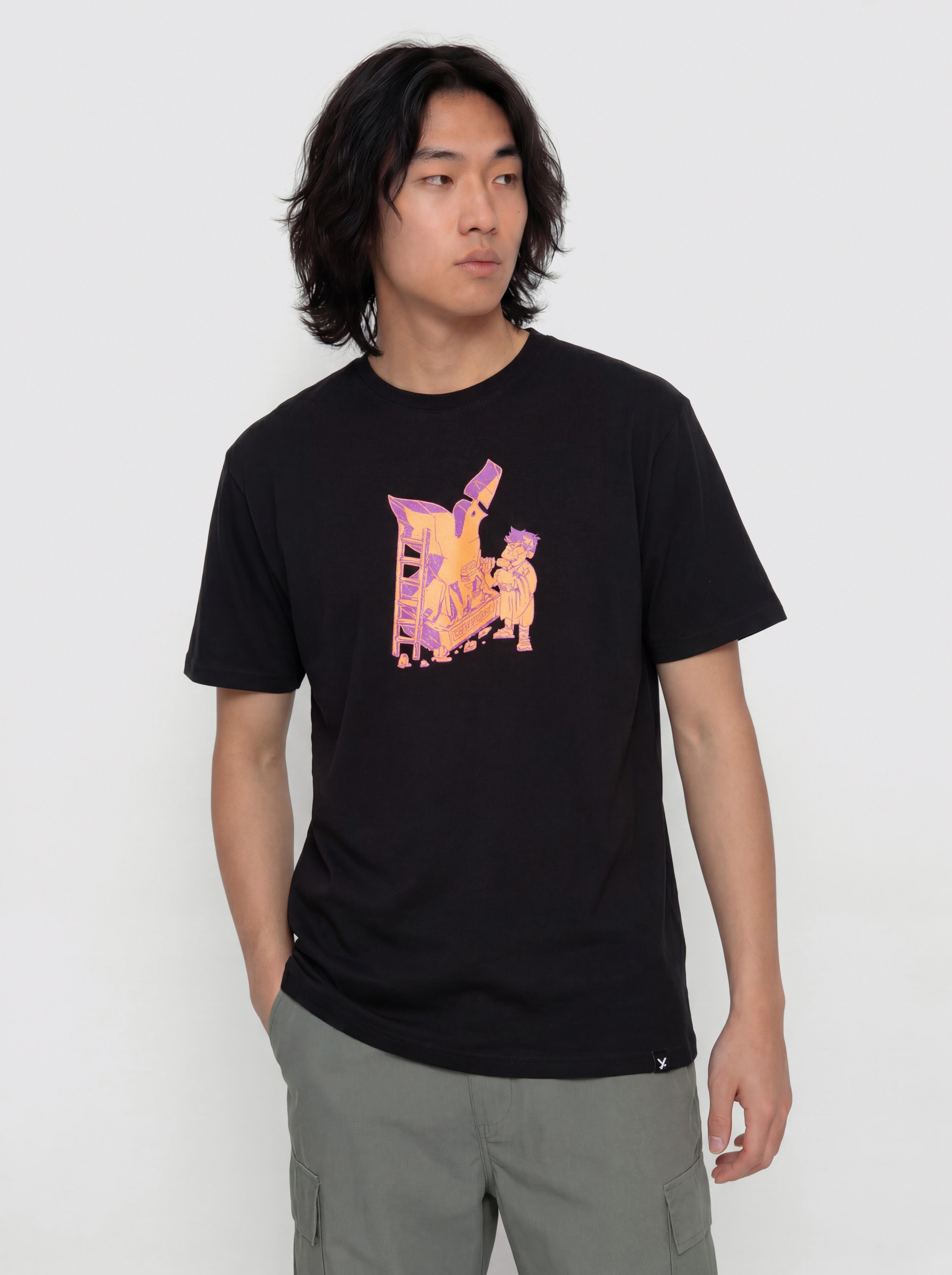 Tricou Nervous Michael (black)