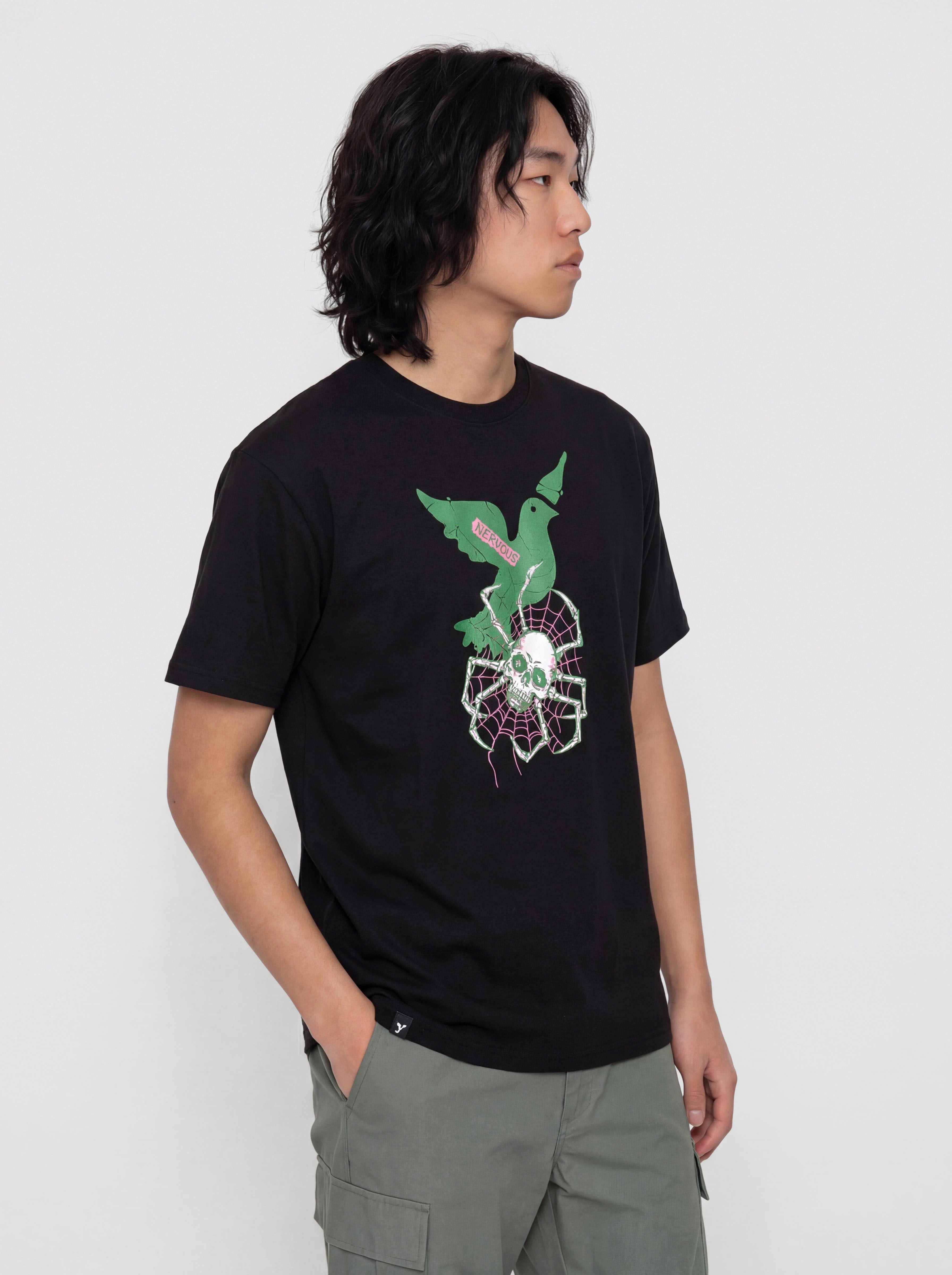 Tricou Nervous Scary (black)