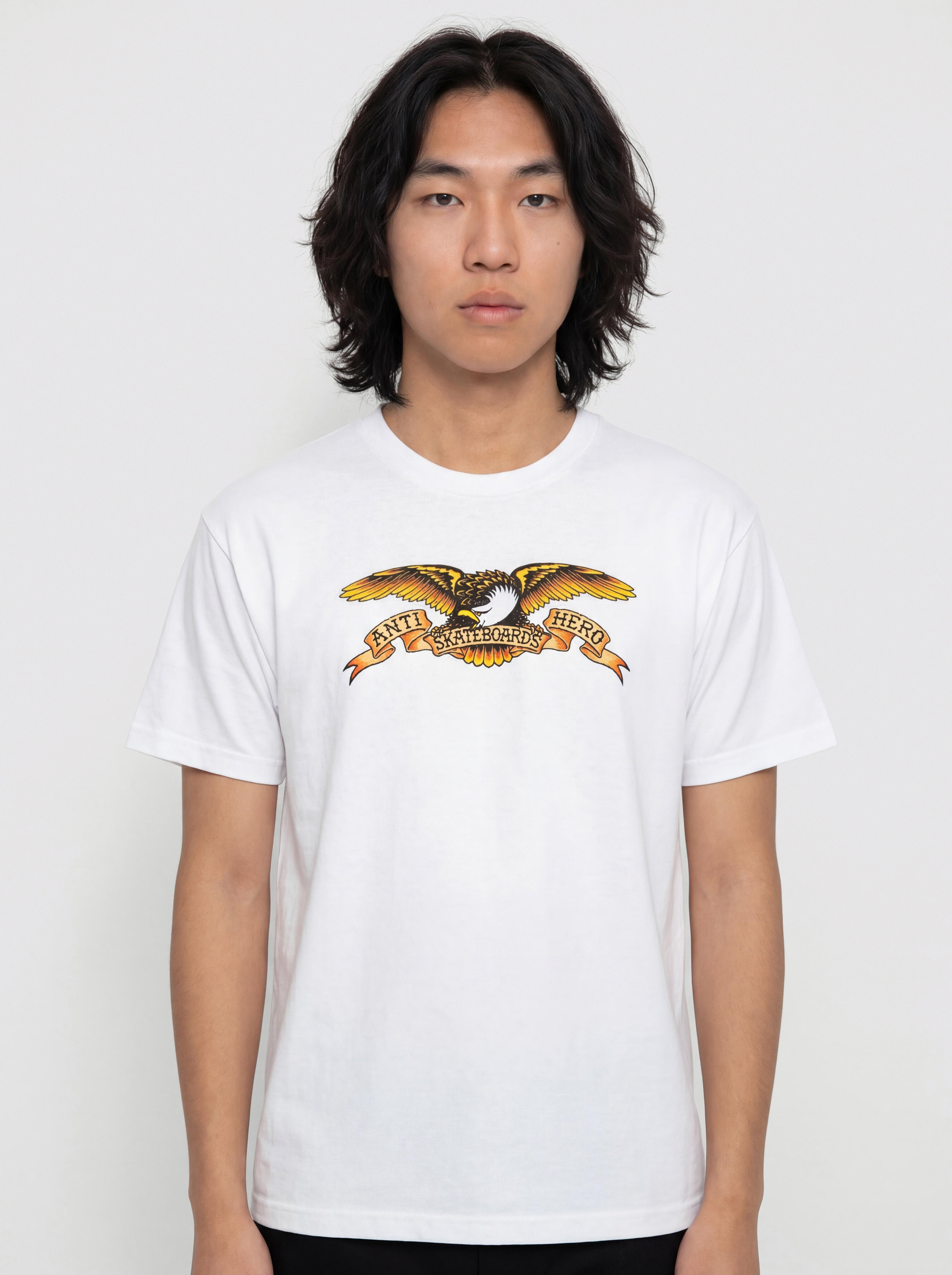 Tricou Antihero Eagle (white w/black multi color print)