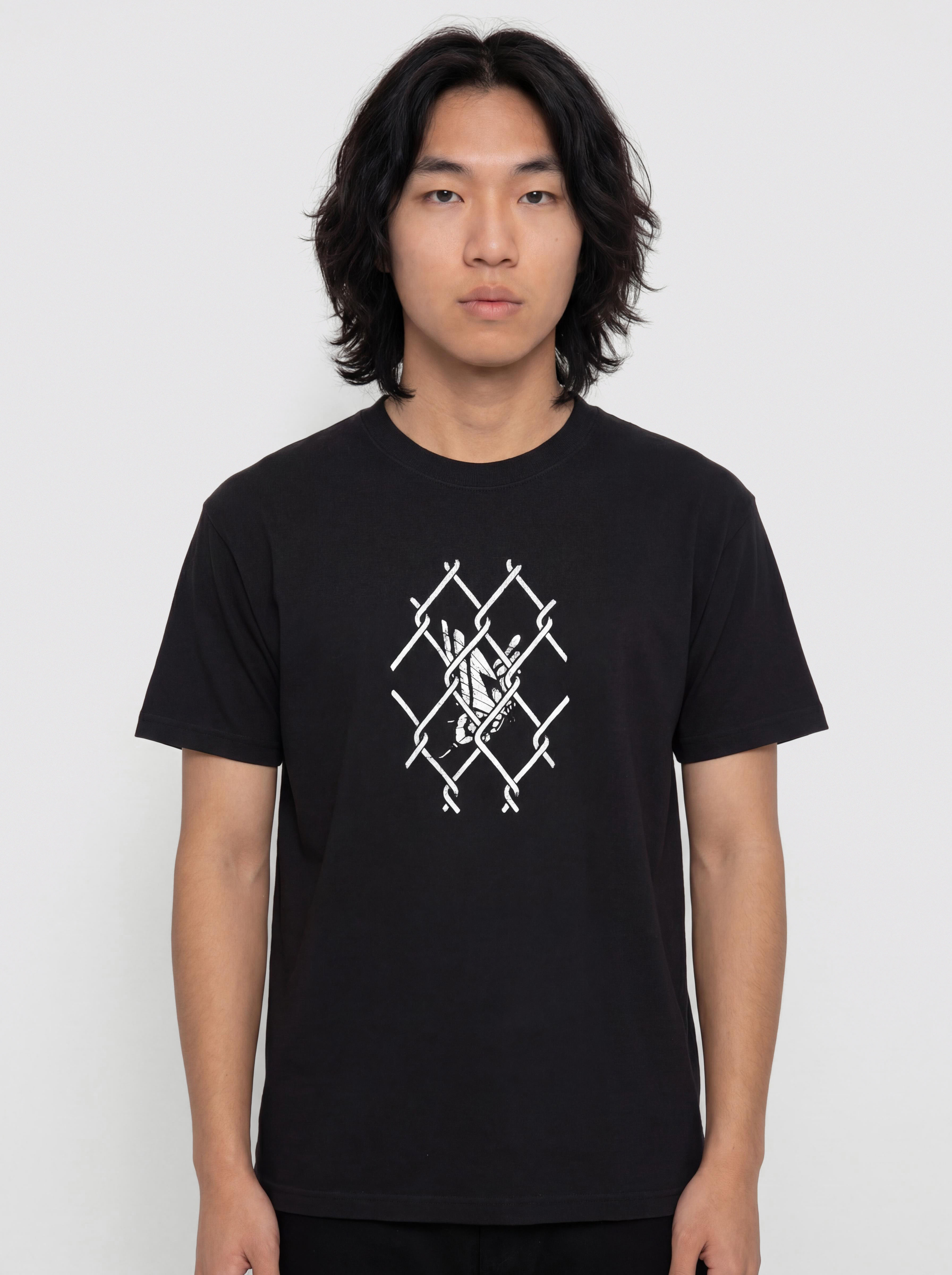 Tricou Real Outsider Grmnt Dye (black)